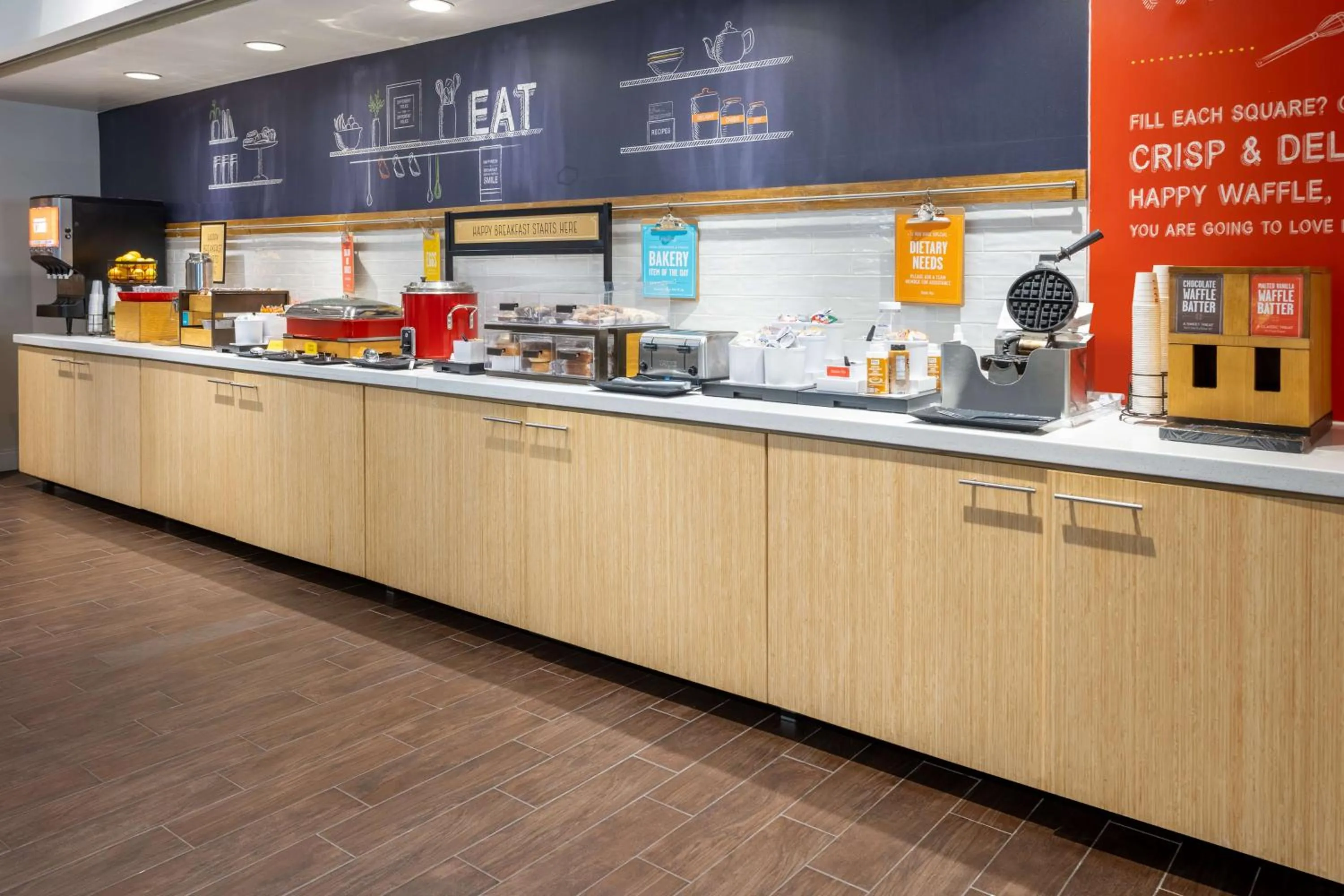 Breakfast in Hampton Inn Richmond-SW Hull Street