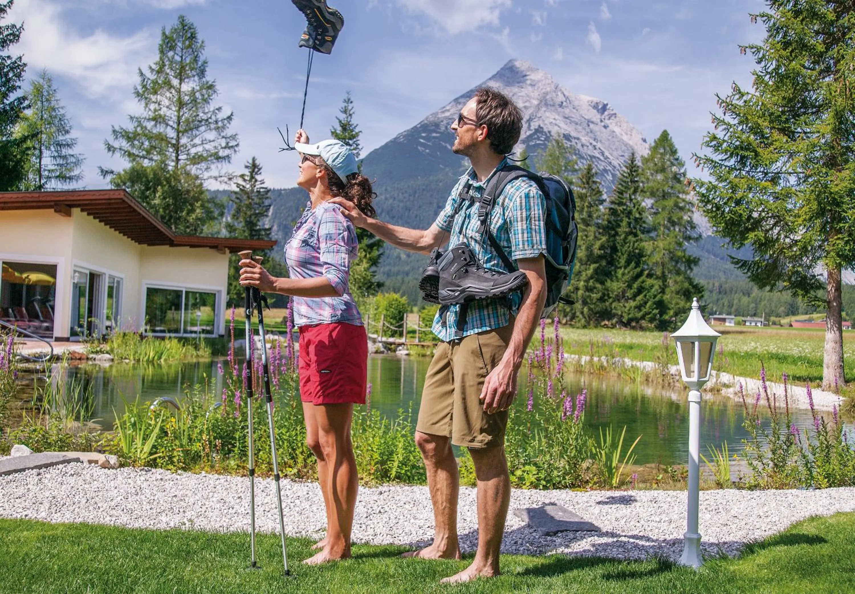 Swimming pool in Alpenhotel Karwendel -Adults only-