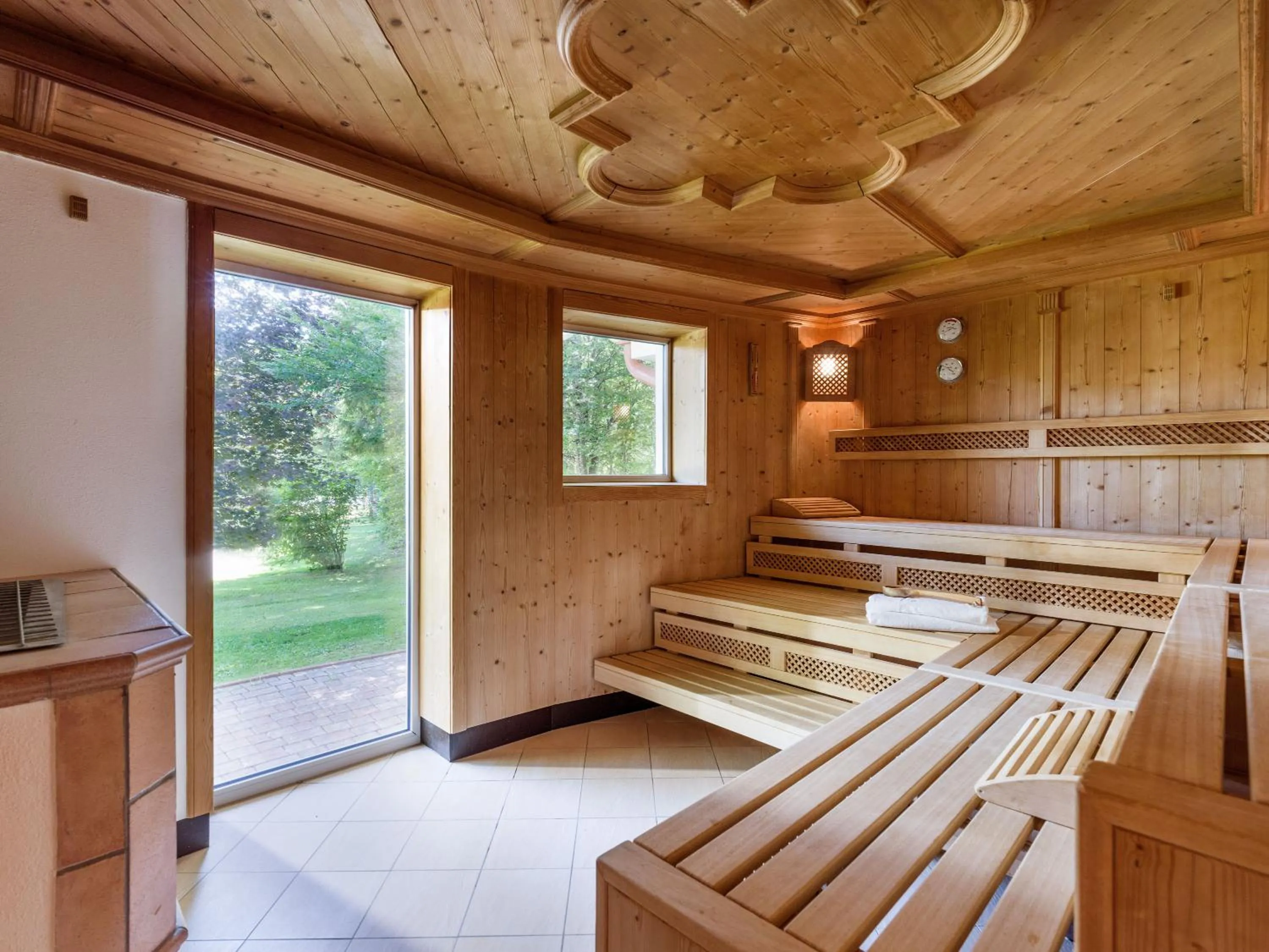 Sauna in Alpenhotel Karwendel -Adults only-
