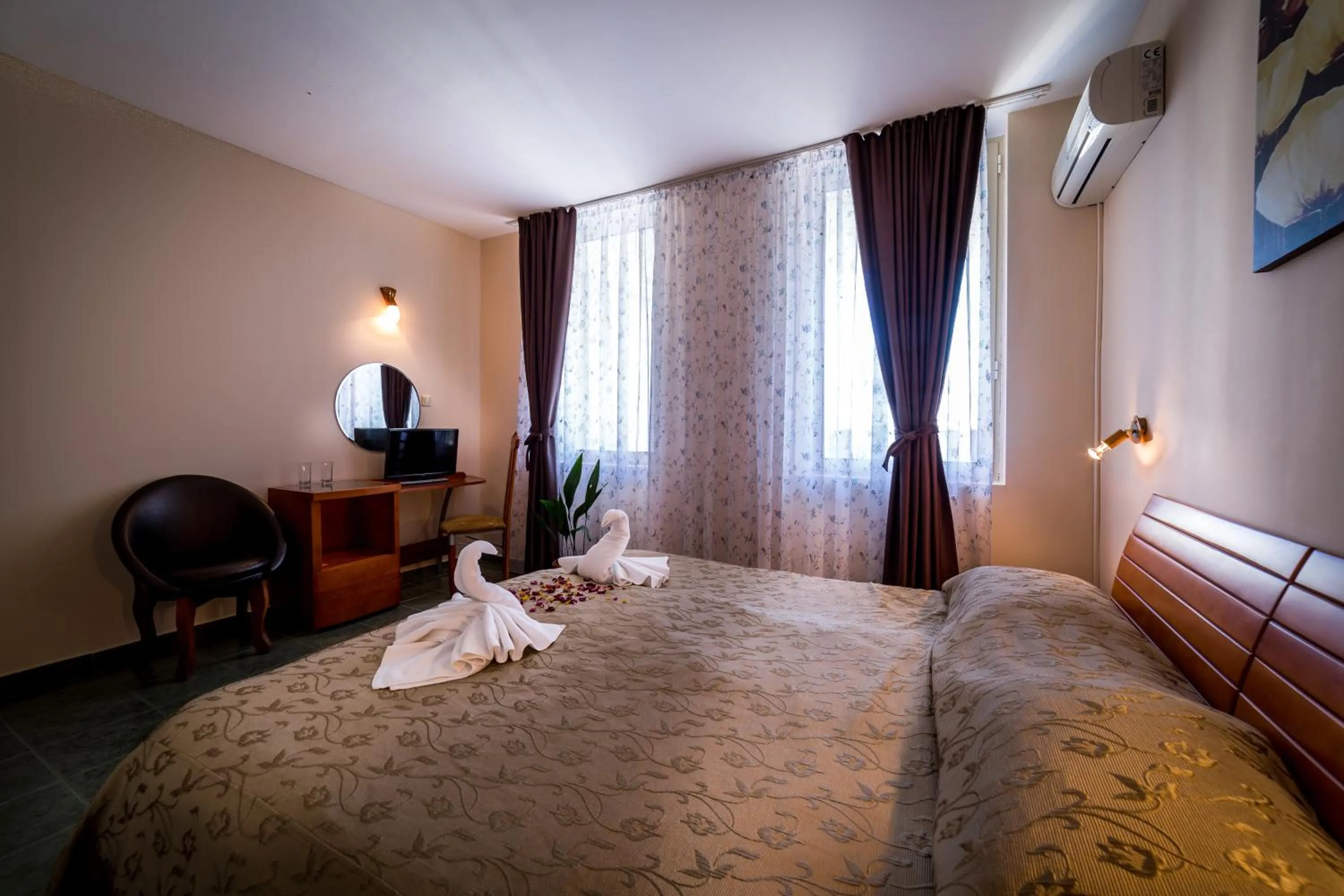 Bed in Hotel Golden Dune