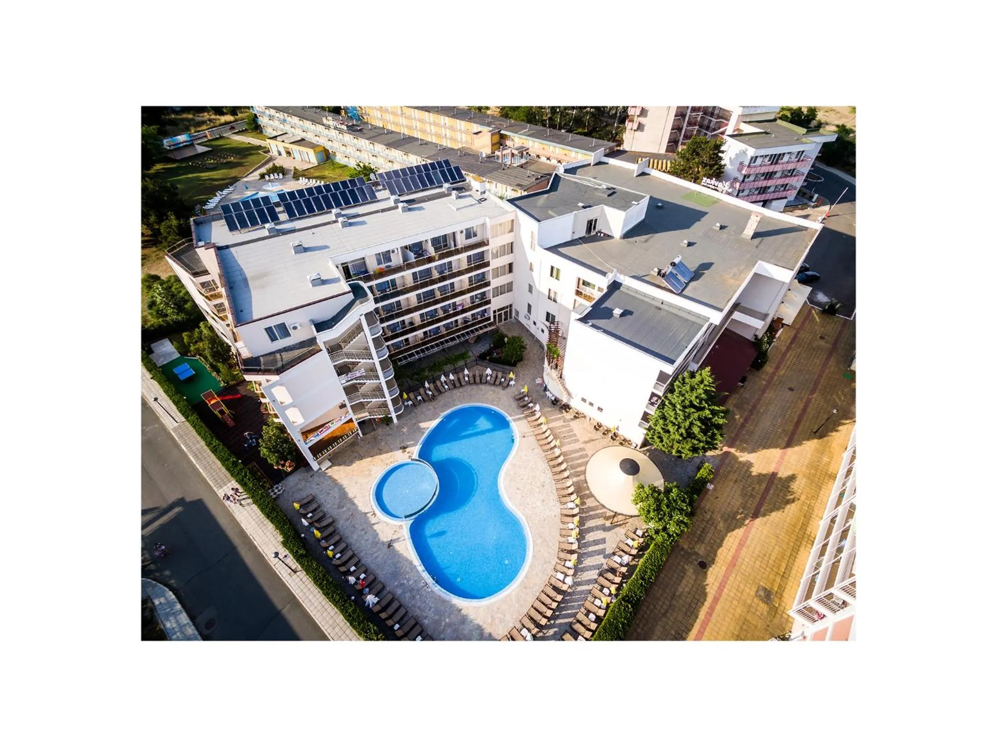 Bird's eye view in Hotel Golden Dune
