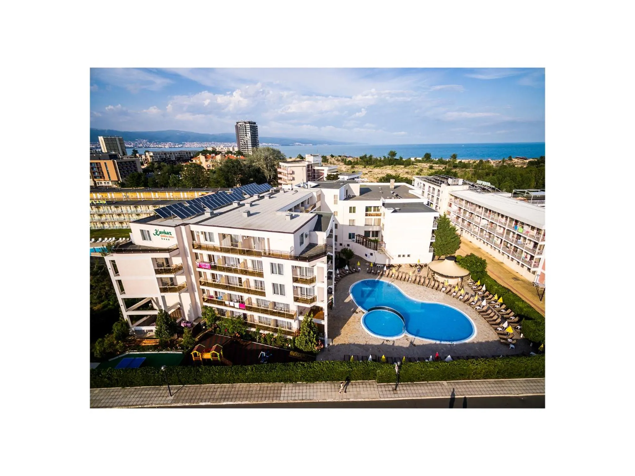 Bird's eye view in Hotel Golden Dune