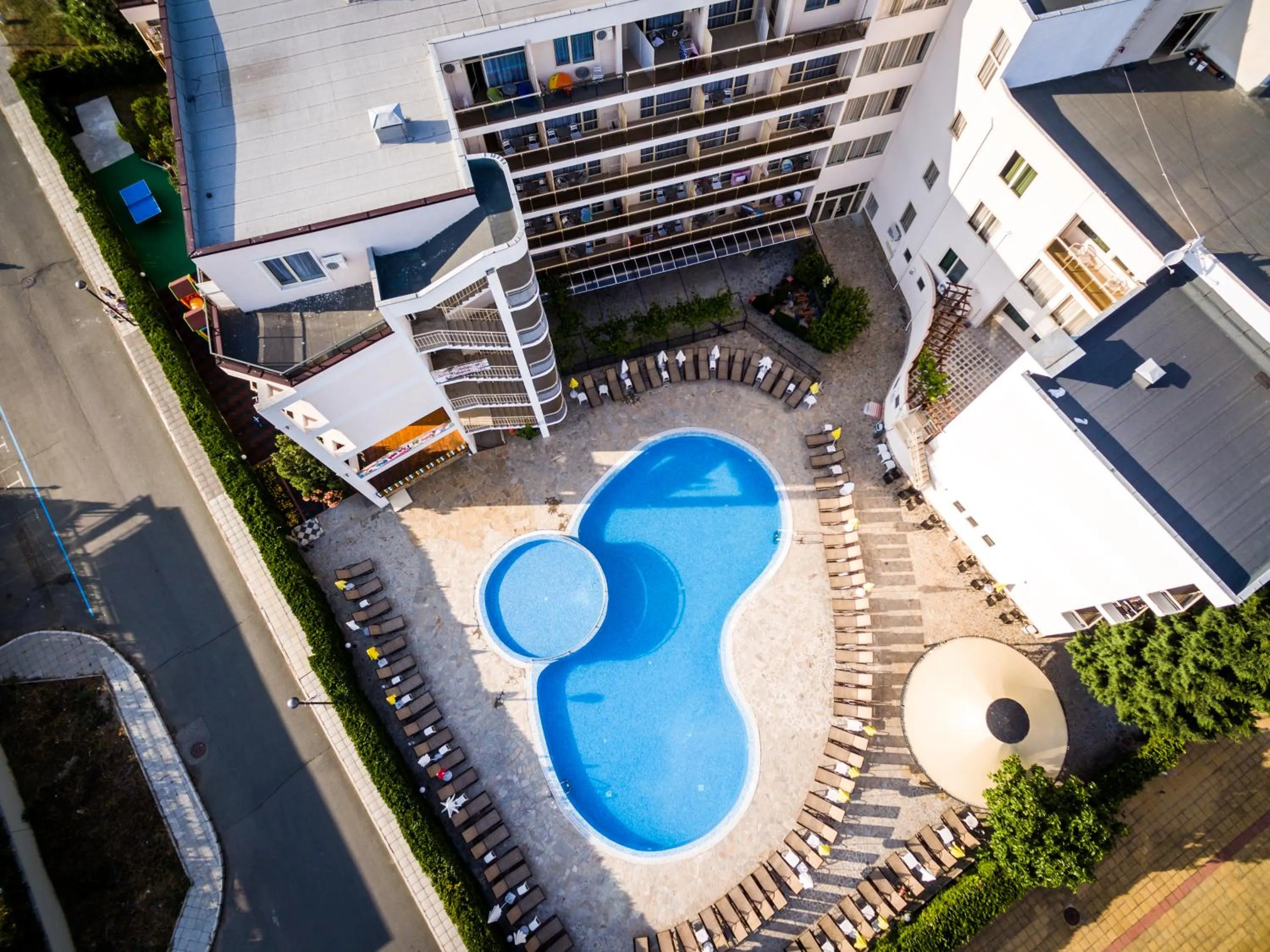 Bird's eye view in Hotel Golden Dune