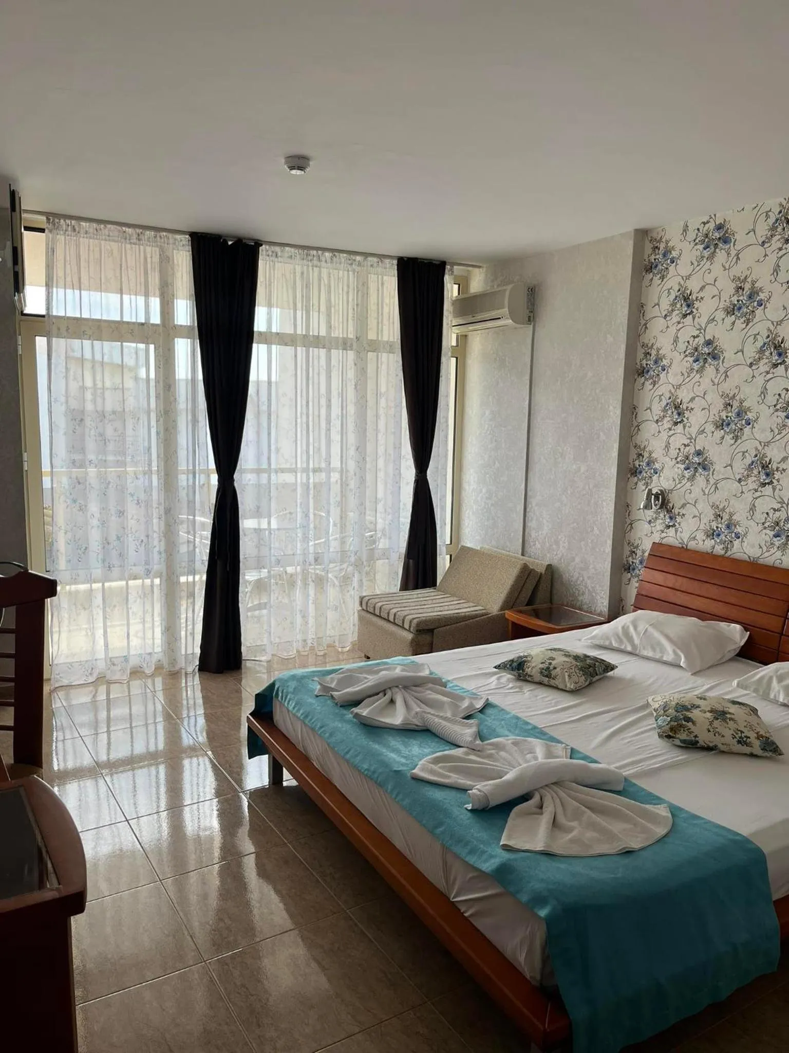 Bed in Hotel Golden Dune