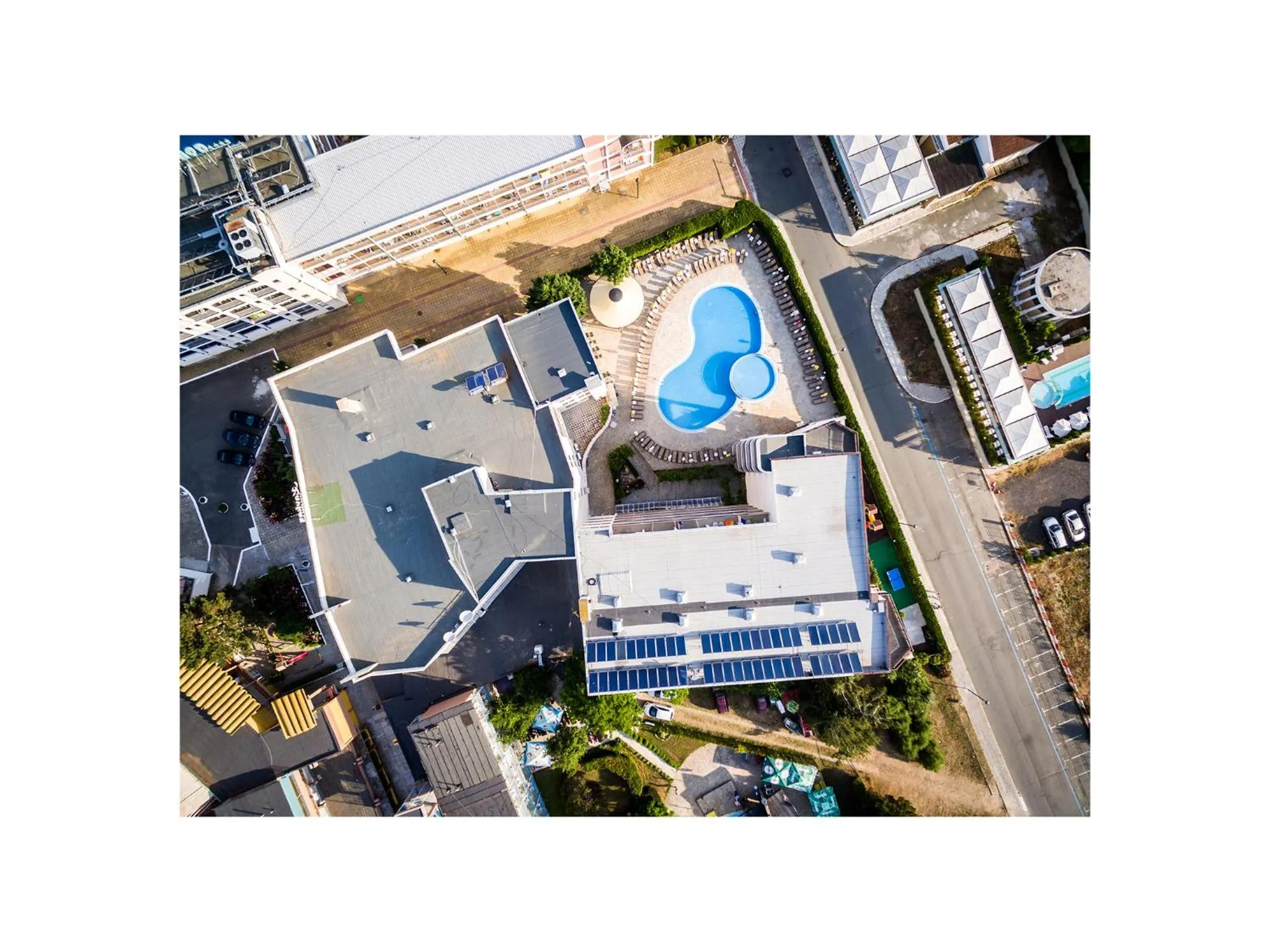 Bird's eye view in Hotel Golden Dune