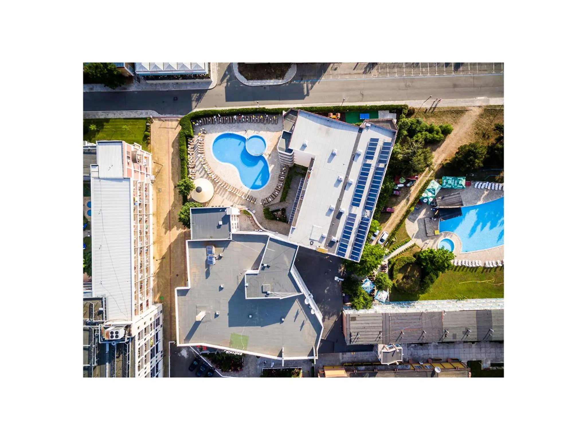 Bird's eye view in Hotel Golden Dune