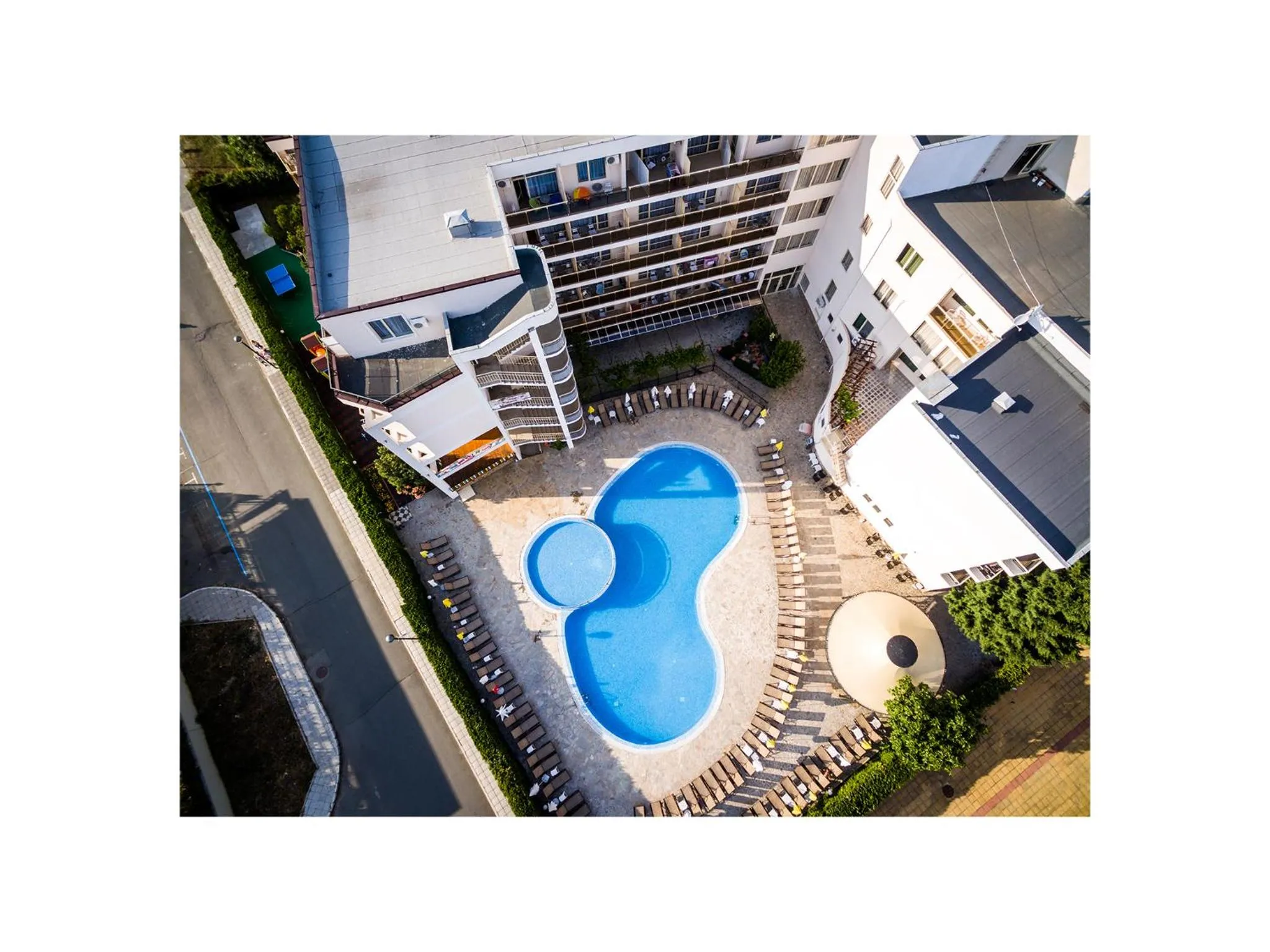 Bird's eye view in Hotel Golden Dune