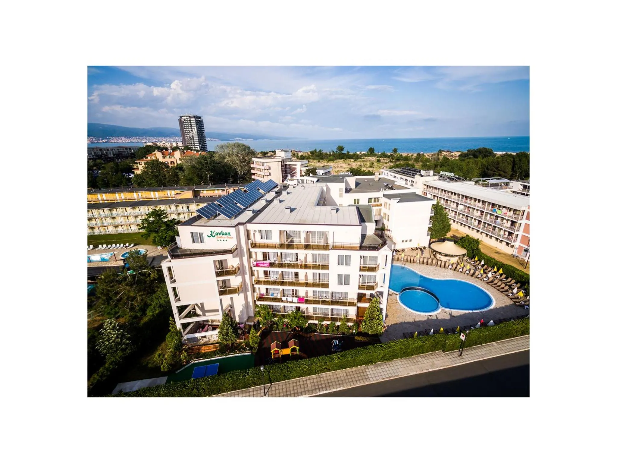 Bird's eye view in Hotel Golden Dune