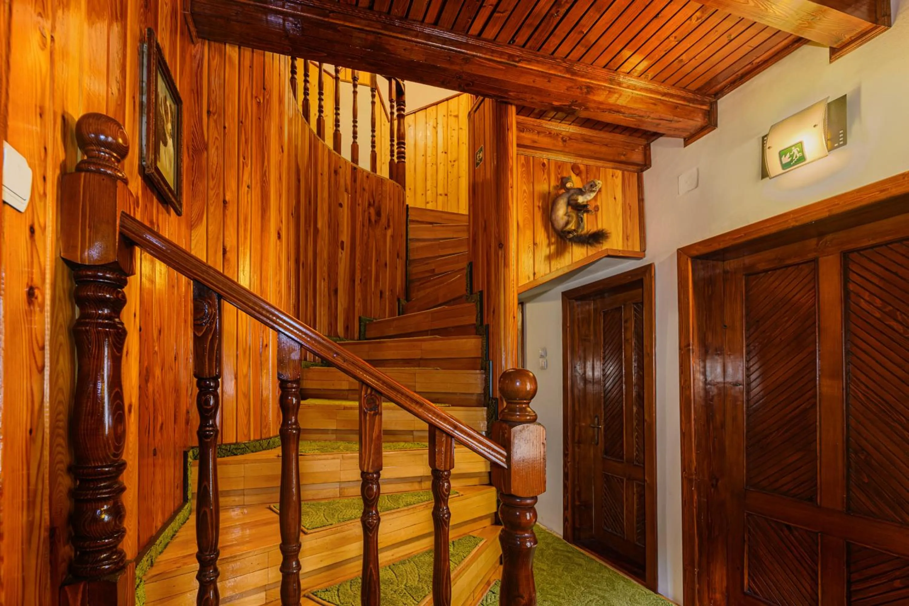 Lobby or reception in Pension Casa Bradul