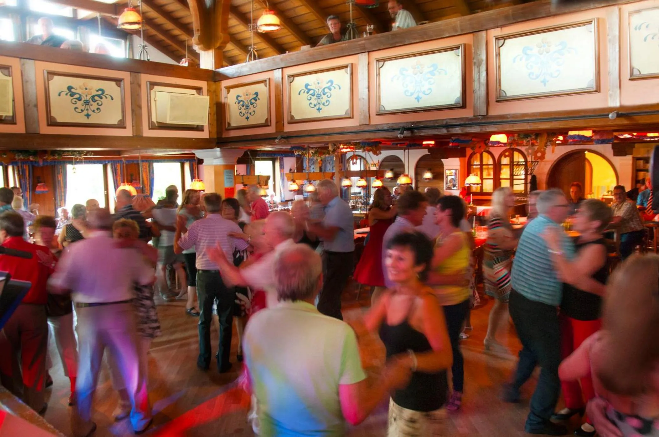 group of guests in Hotel Sonnenblick