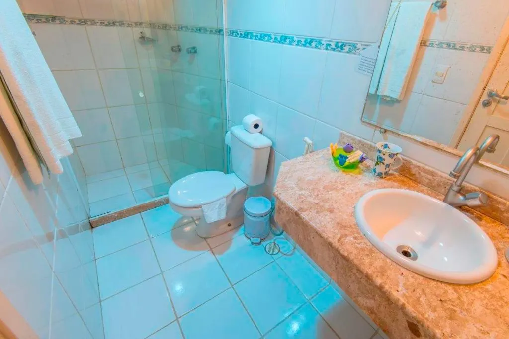 Shower in Pousada Via Brasil