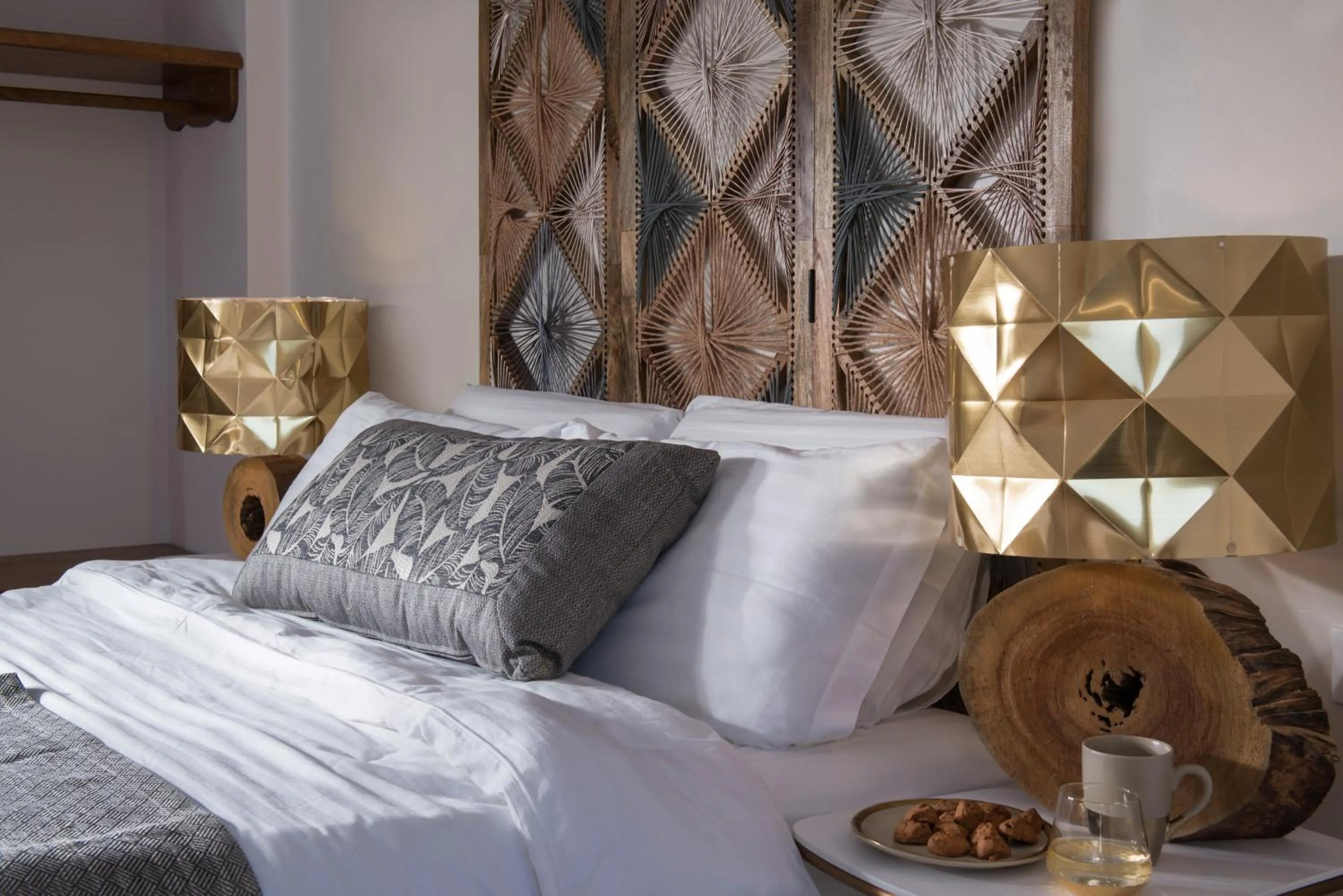 Bed in White & Co Exclusive Island Villas