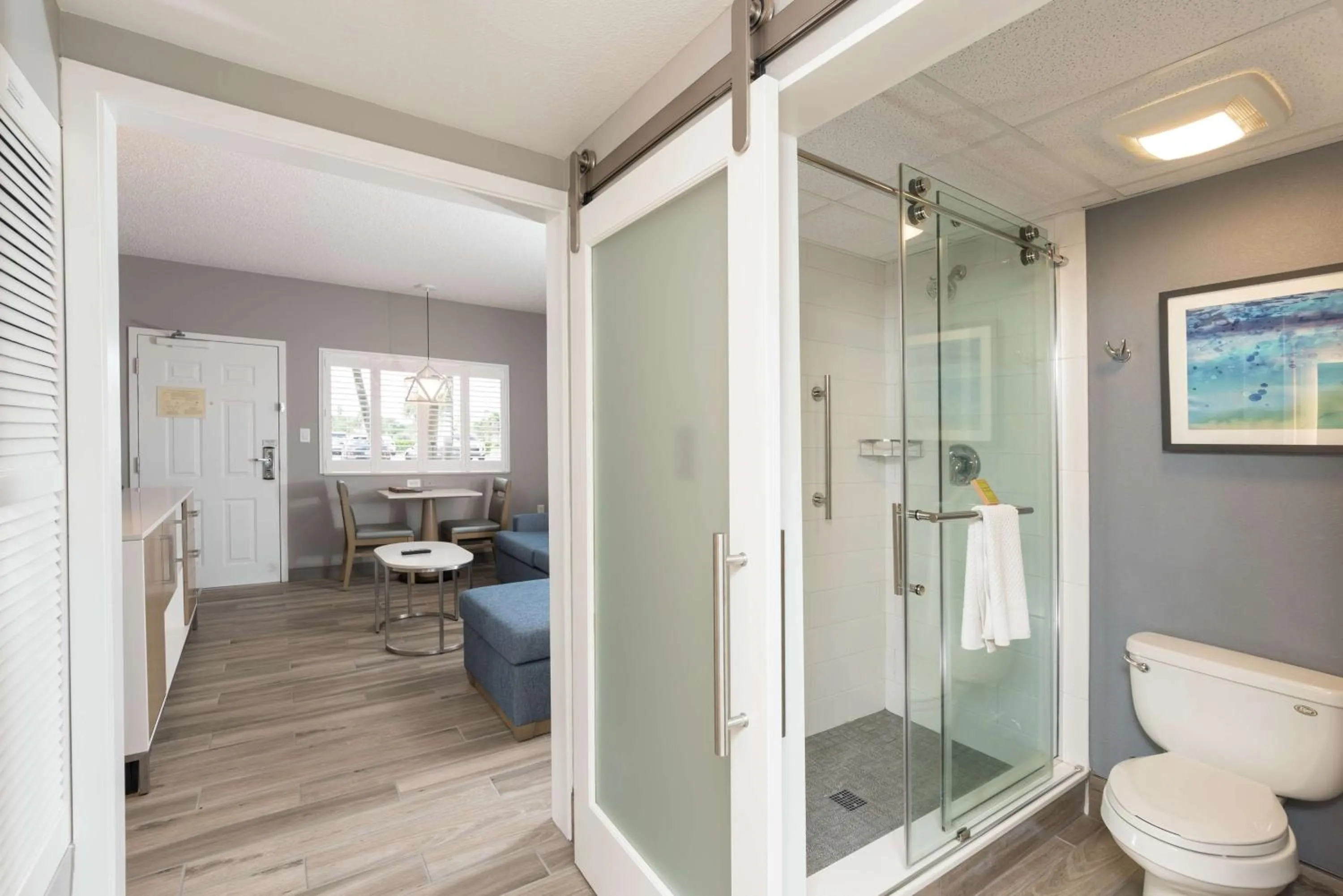 Bed in DoubleTree Suites by Hilton Melbourne Beach Oceanfront