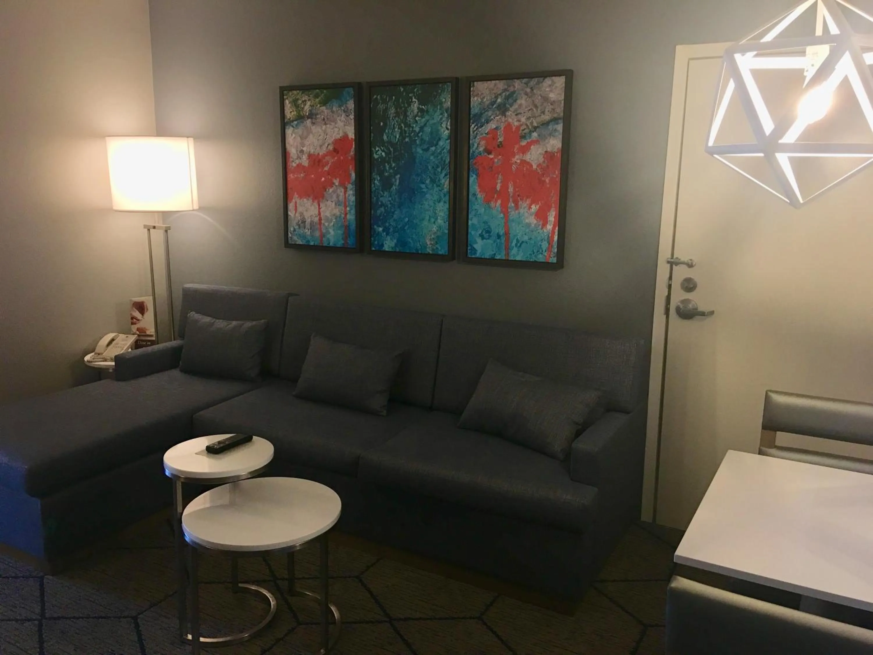 Living room in DoubleTree Suites by Hilton Melbourne Beach Oceanfront