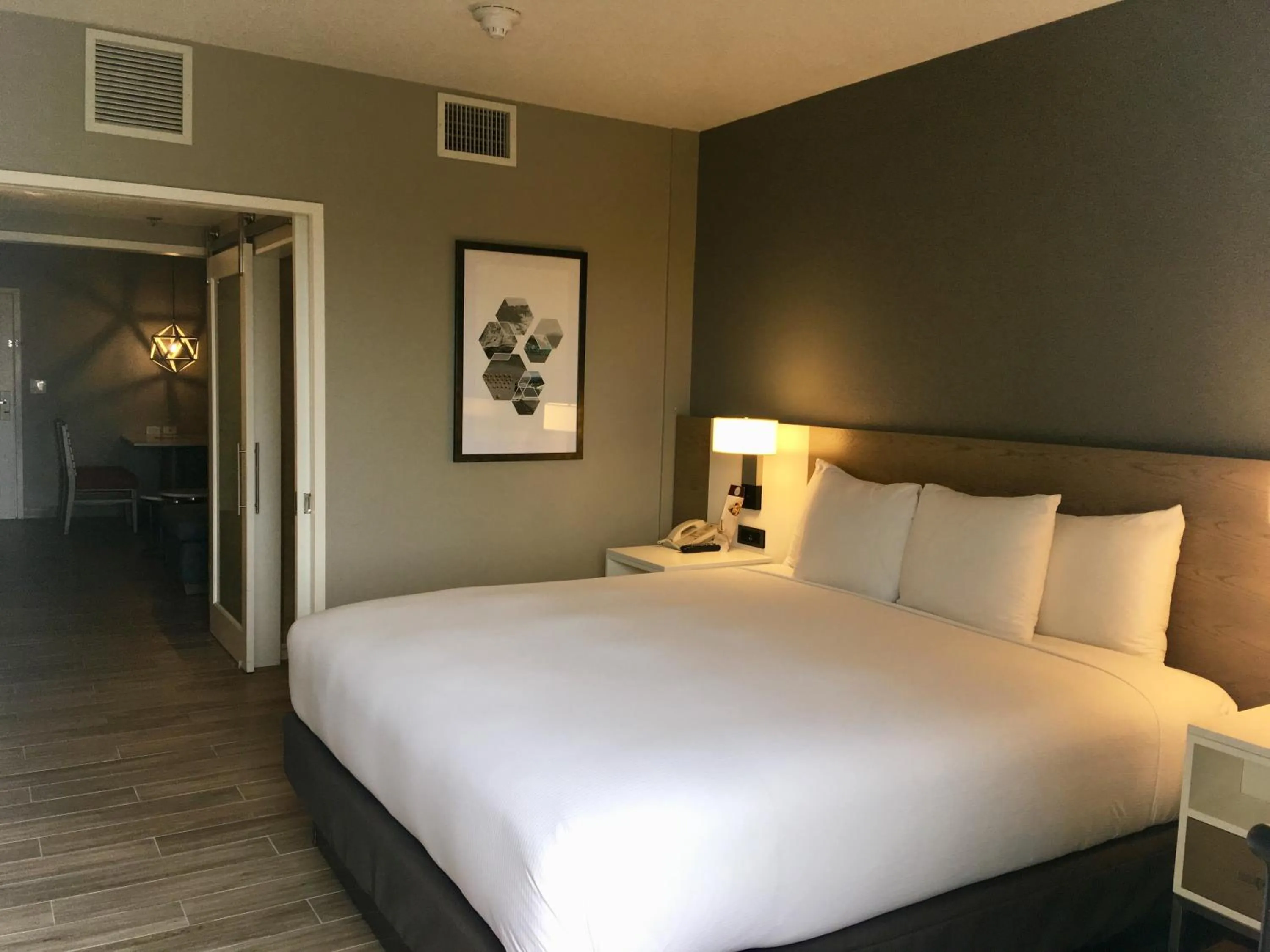 Bed in DoubleTree Suites by Hilton Melbourne Beach Oceanfront