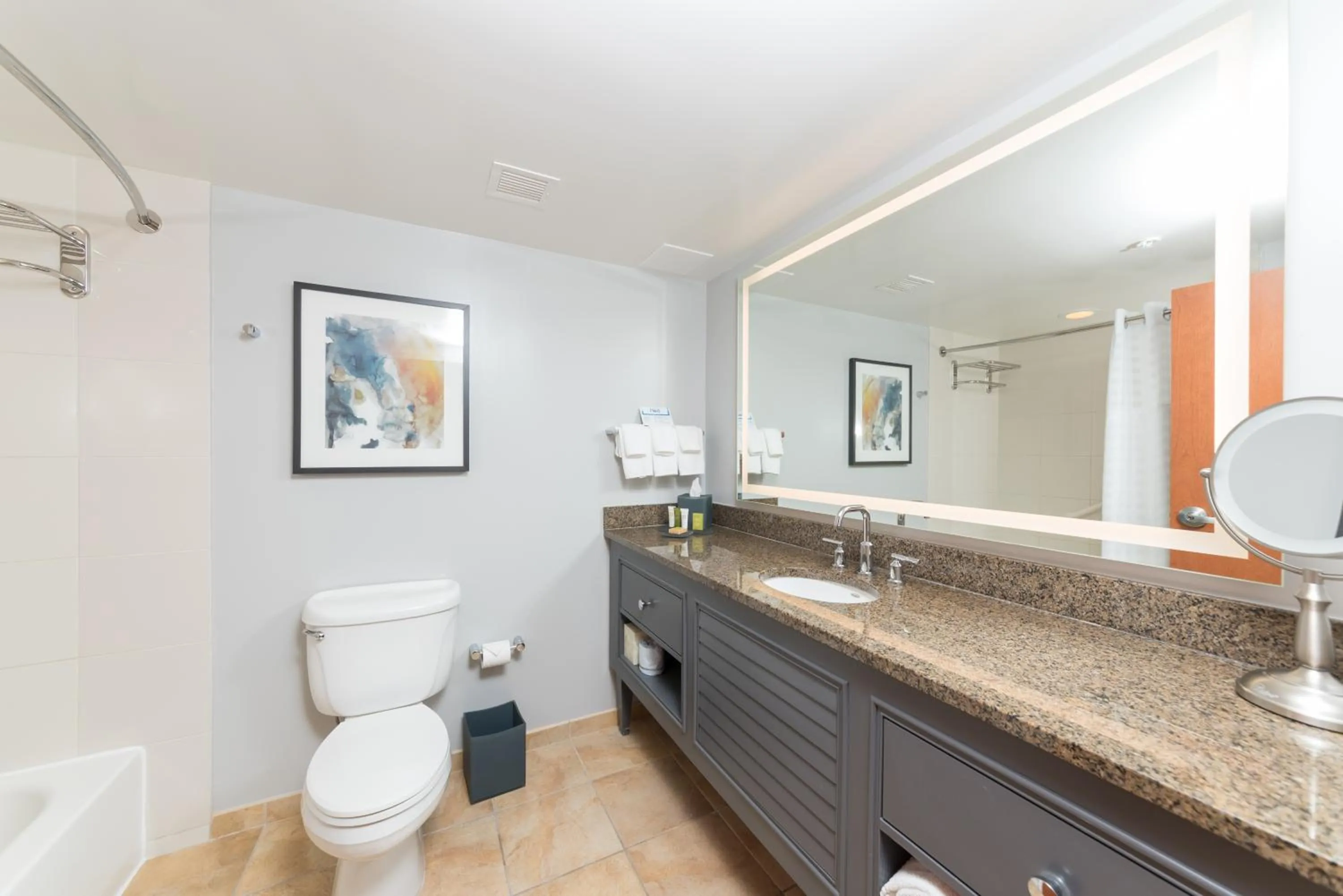 Toilet in DoubleTree Suites by Hilton Melbourne Beach Oceanfront