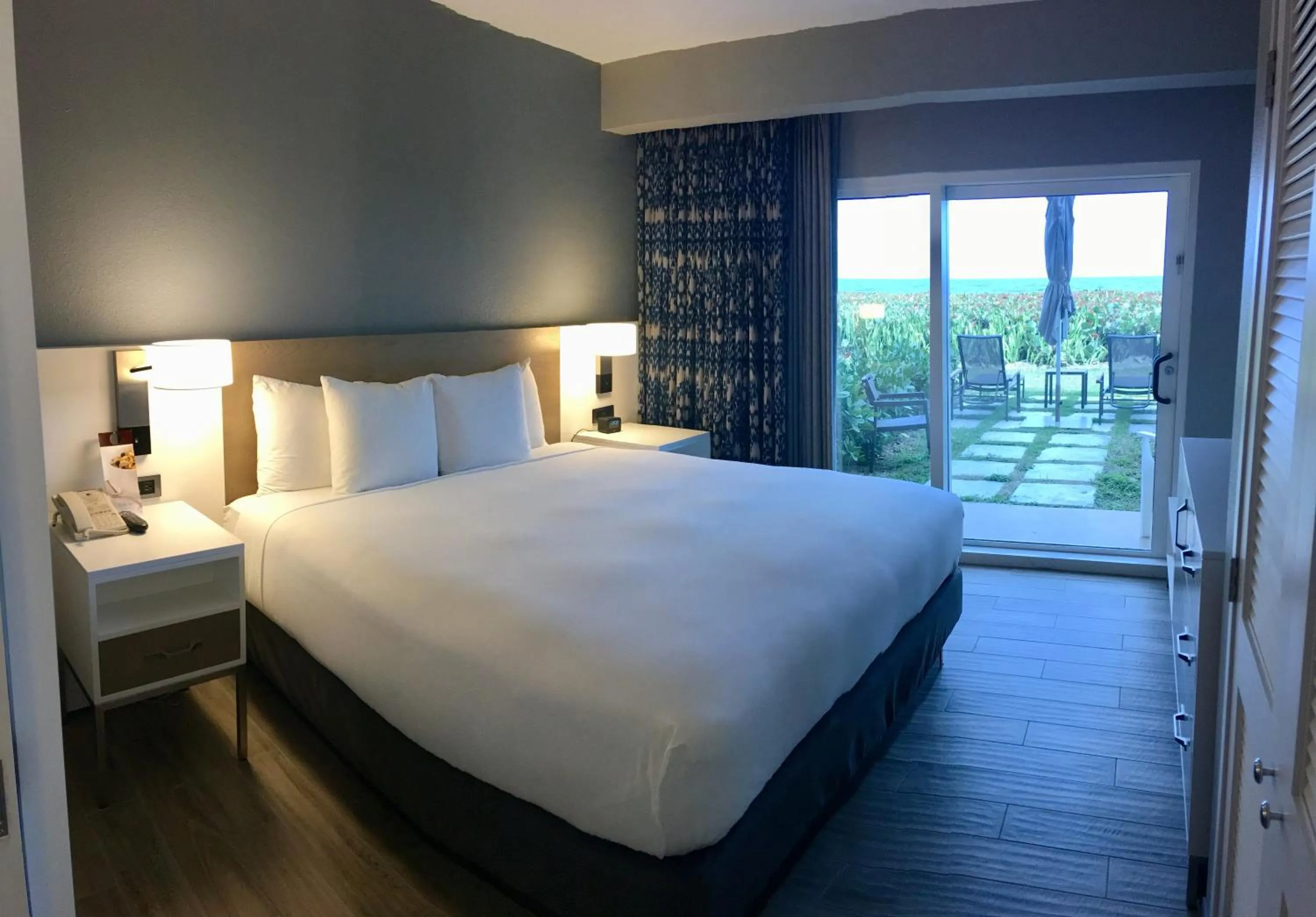 View (from property/room), Bed in DoubleTree Suites by Hilton Melbourne Beach Oceanfront