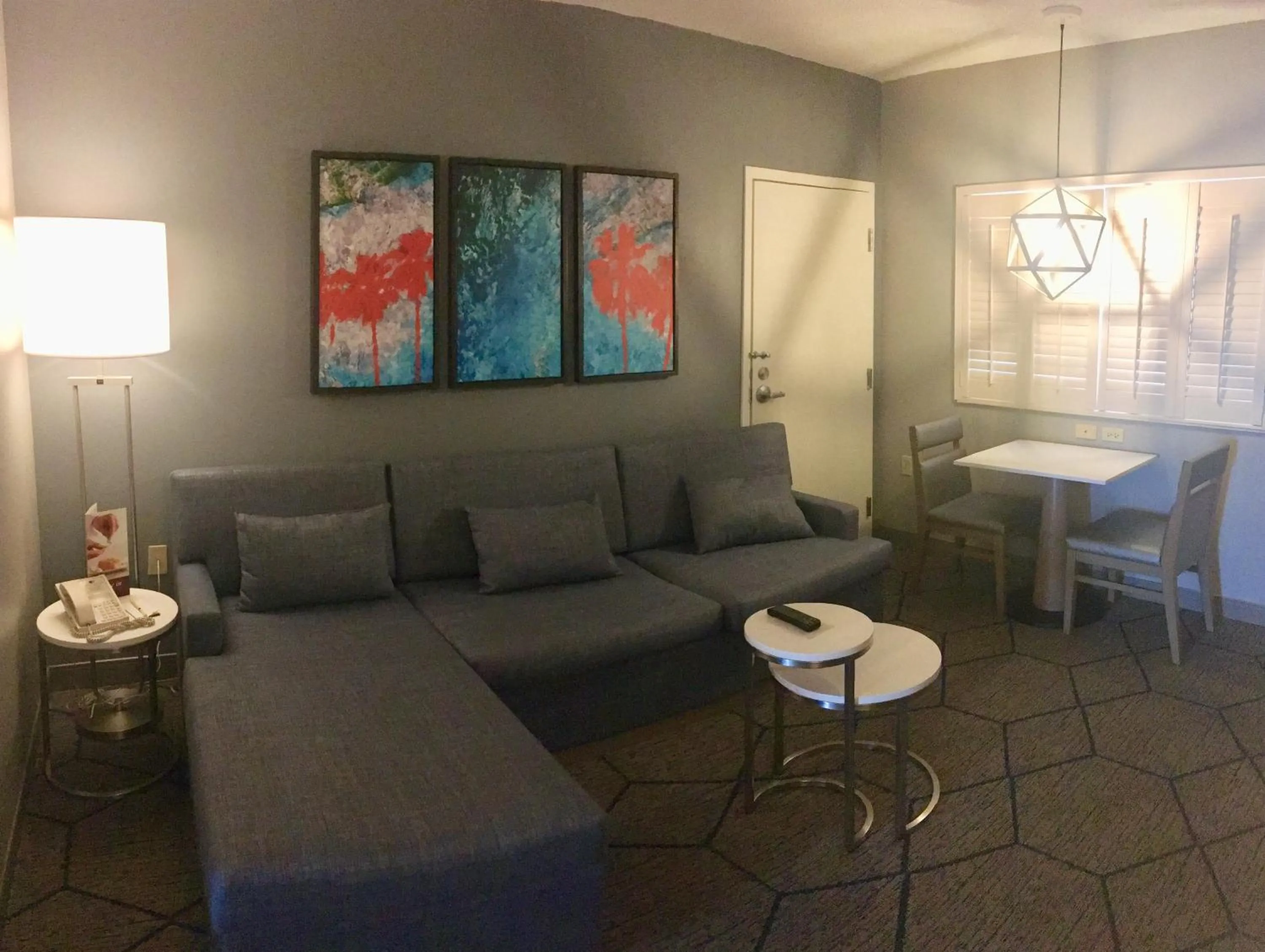 Living room in DoubleTree Suites by Hilton Melbourne Beach Oceanfront