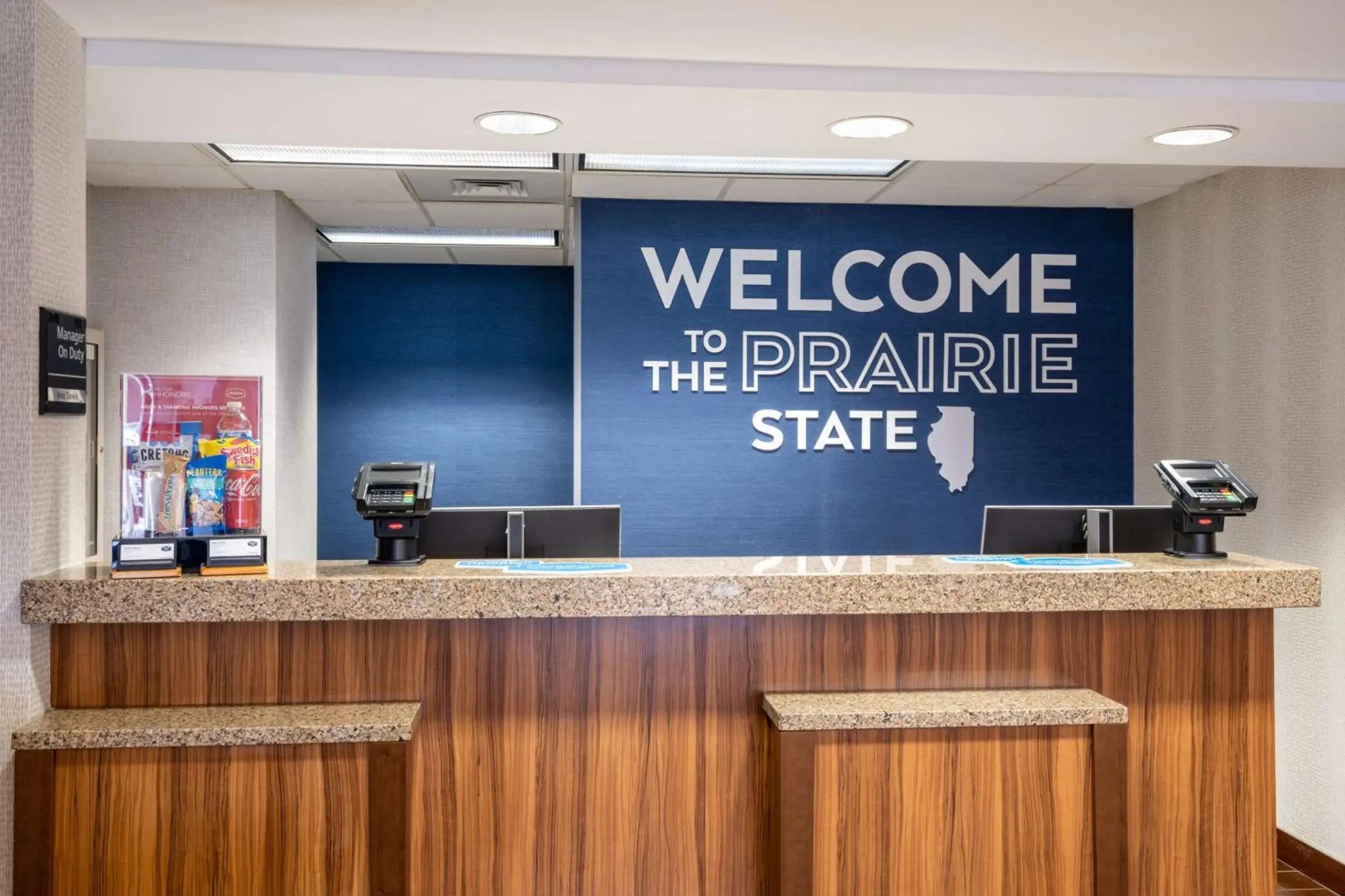 Lobby or reception in Hampton Inn Joliet/I-80 Lobby or reception in Hampton Inn Joliet/I-80