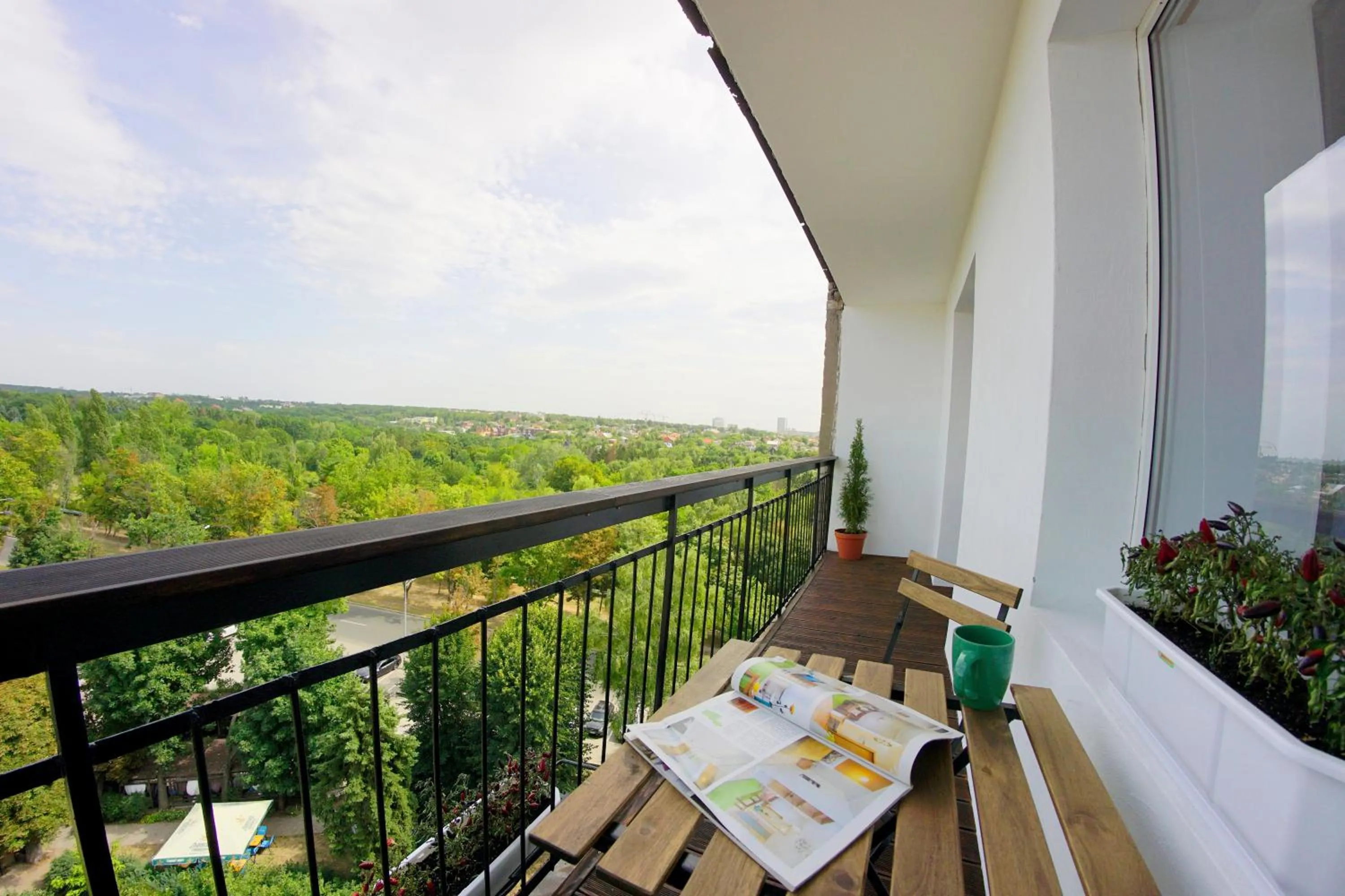 Bird's eye view in Flatsy at Botanichniy Sad underground