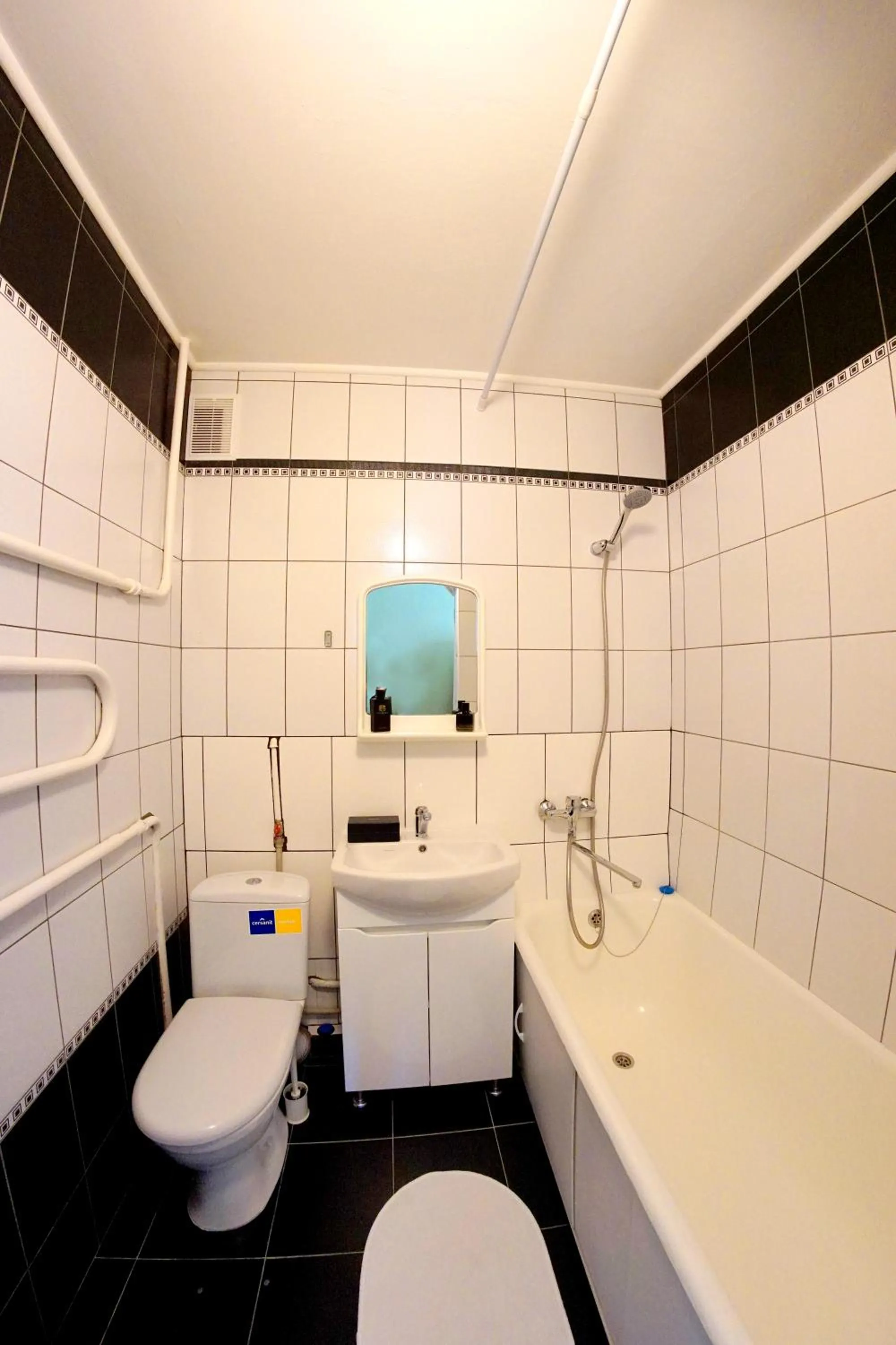Bathroom in Flatsy at Botanichniy Sad underground
