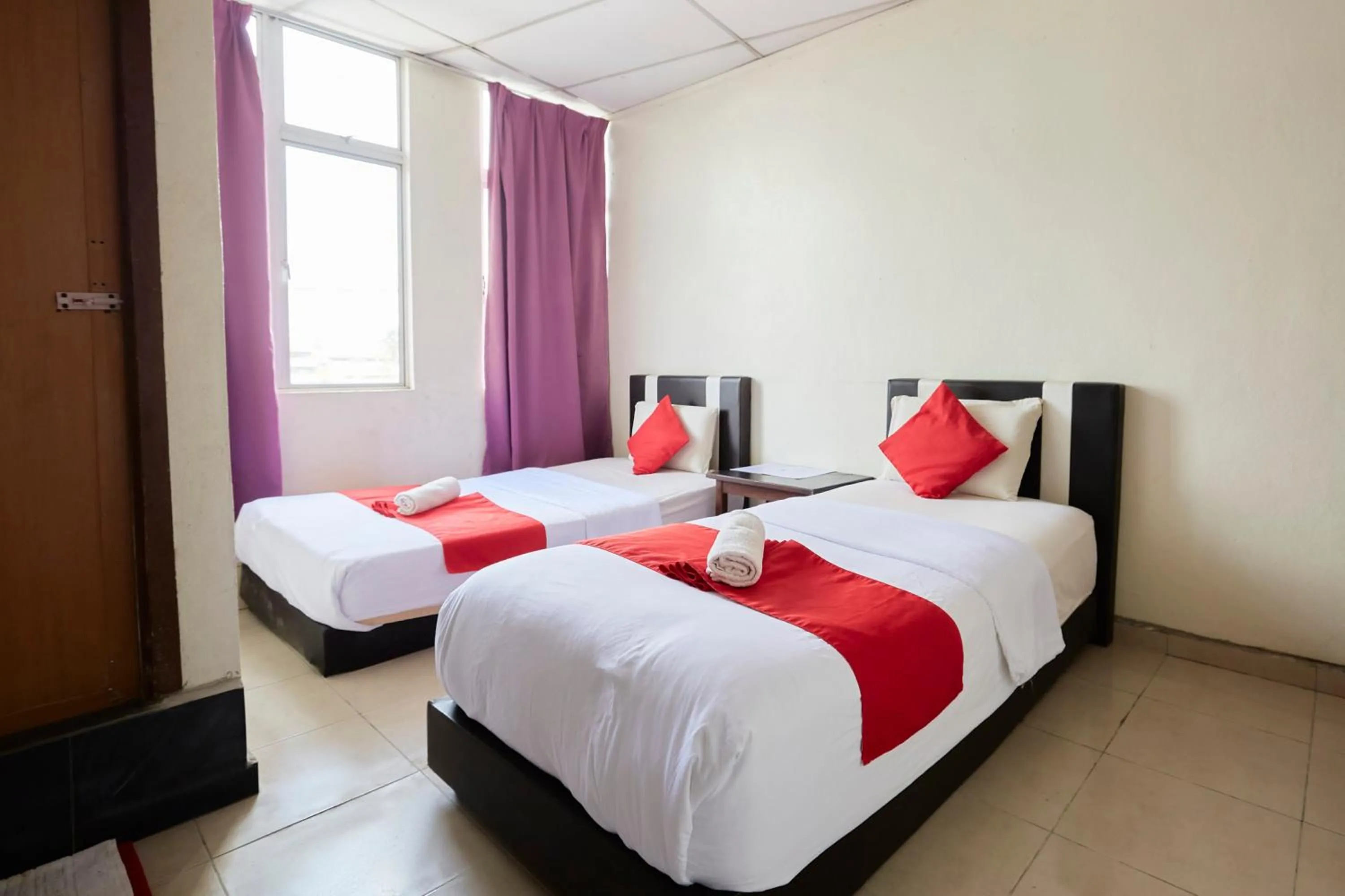 Bedroom, Bed in Jerteh Hotel, Terengganu