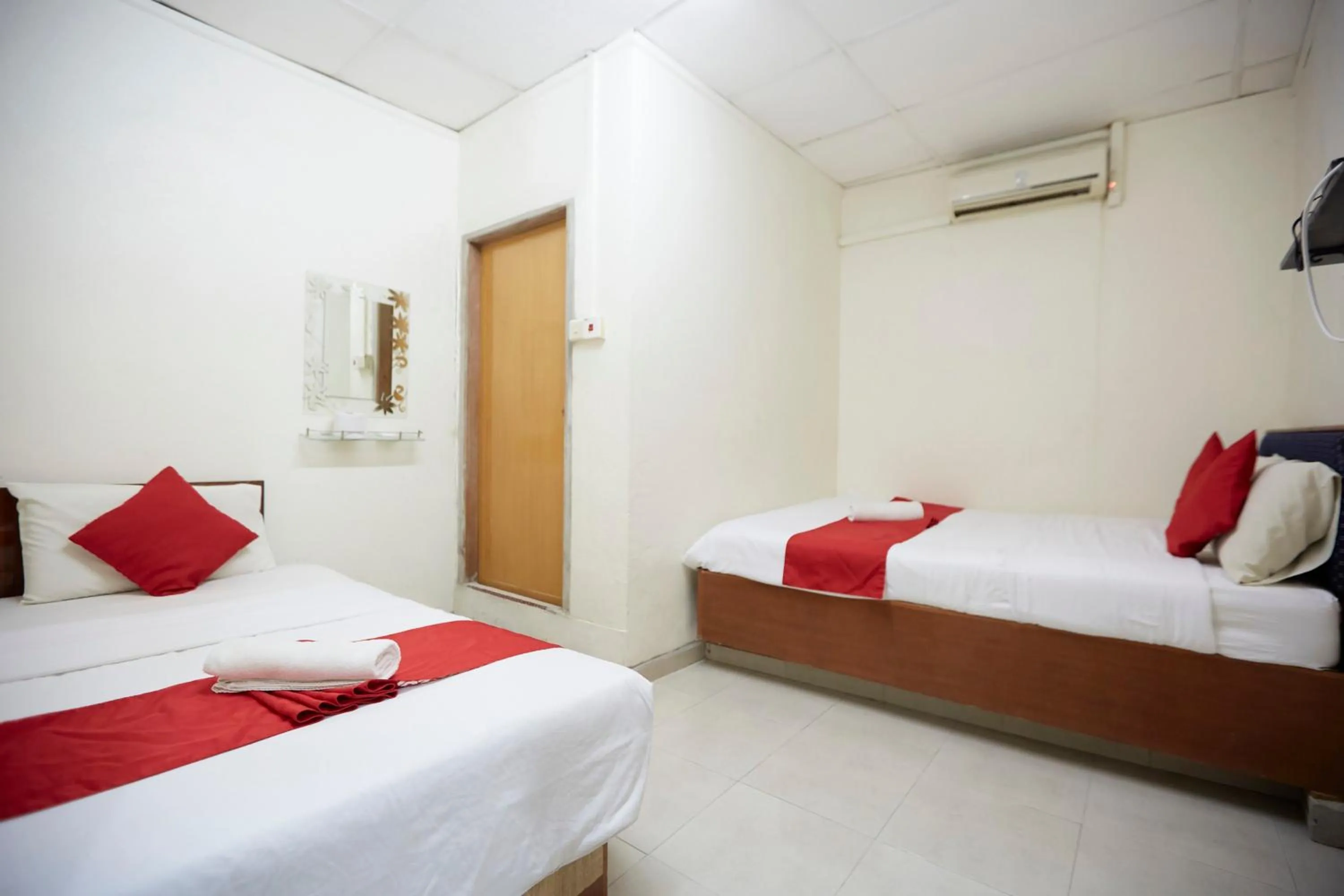 Bed in Jerteh Hotel, Terengganu