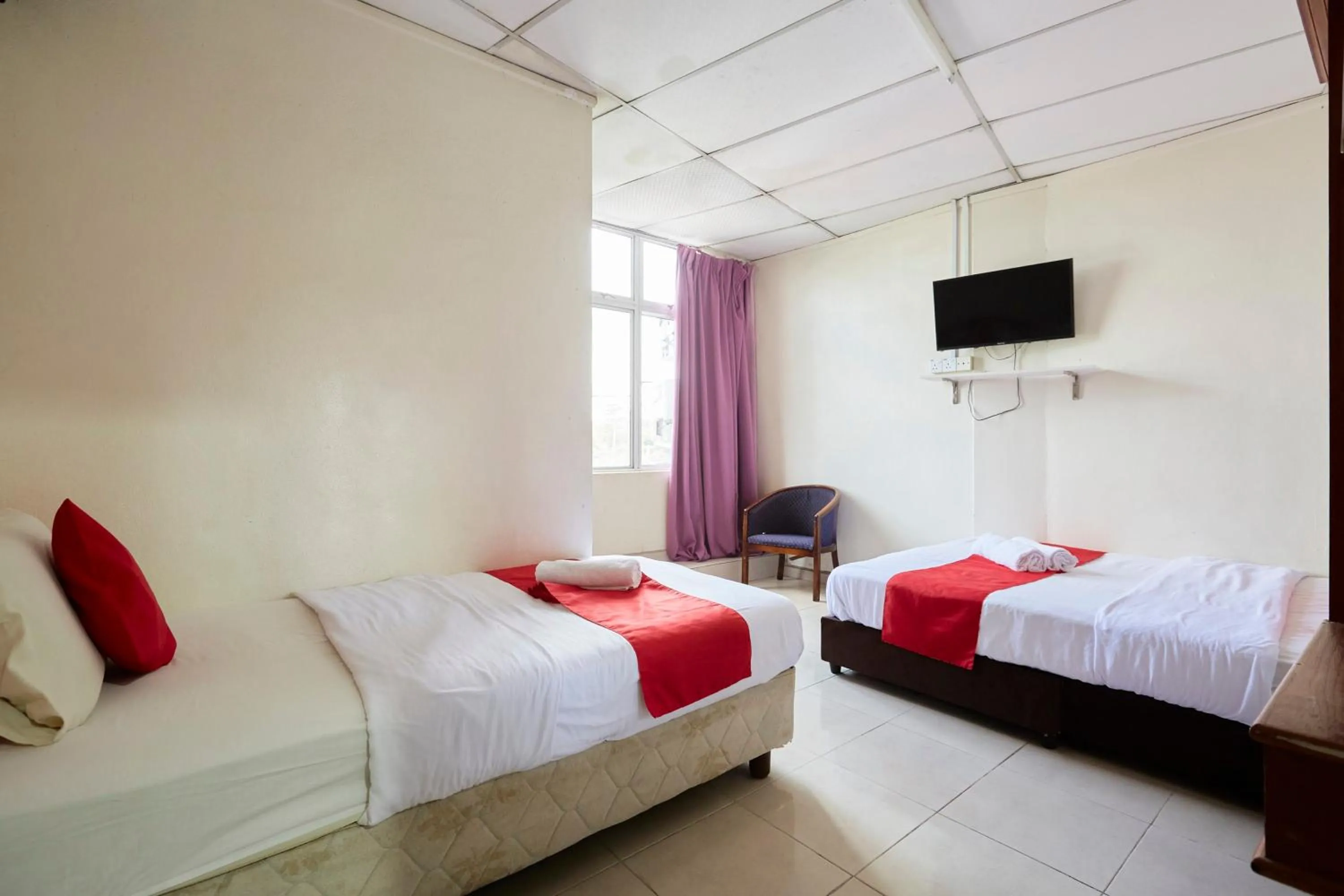 TV and multimedia, Bed in Jerteh Hotel, Terengganu