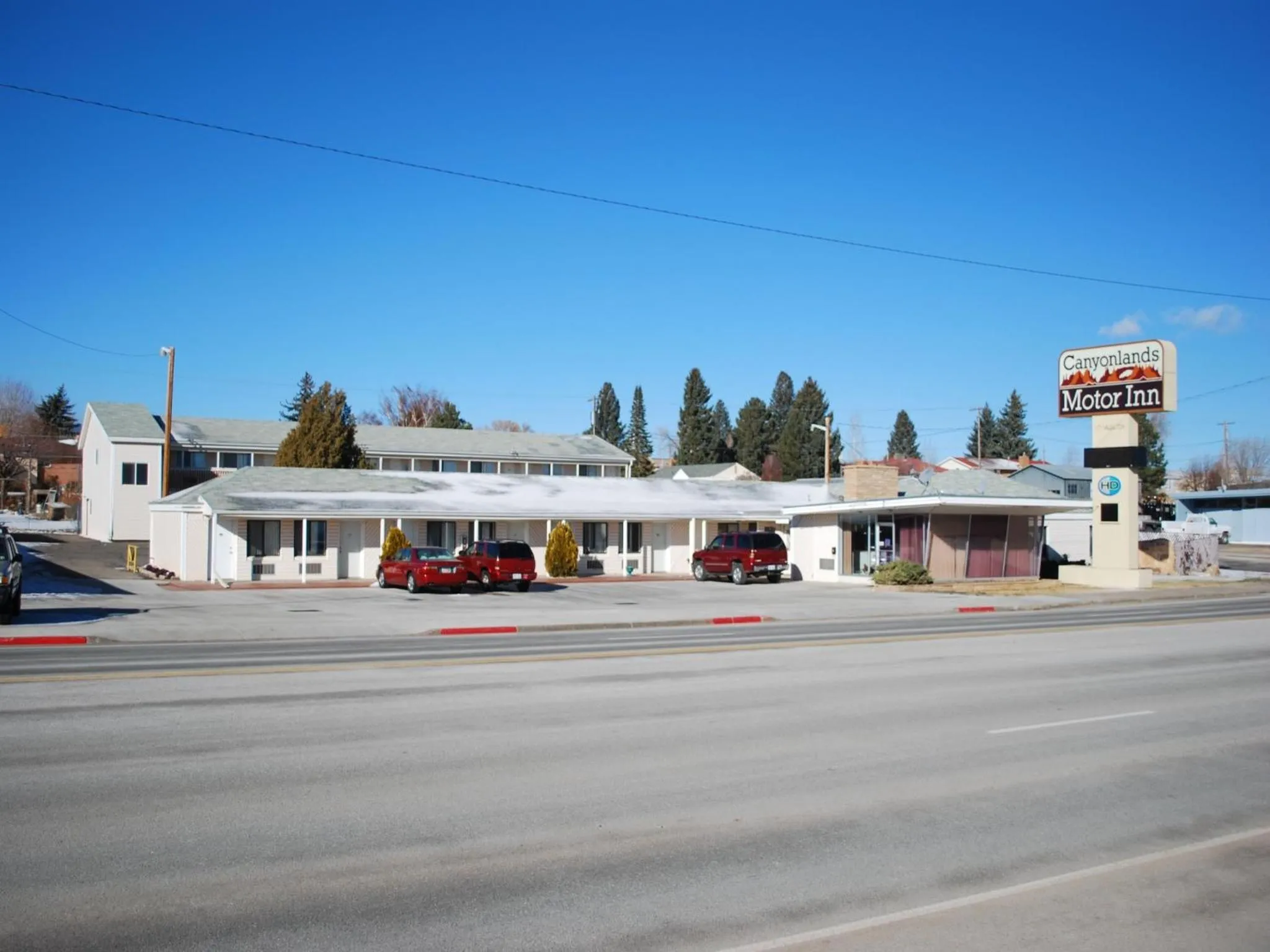 Facade/entrance in Canyonlands Motor Inn