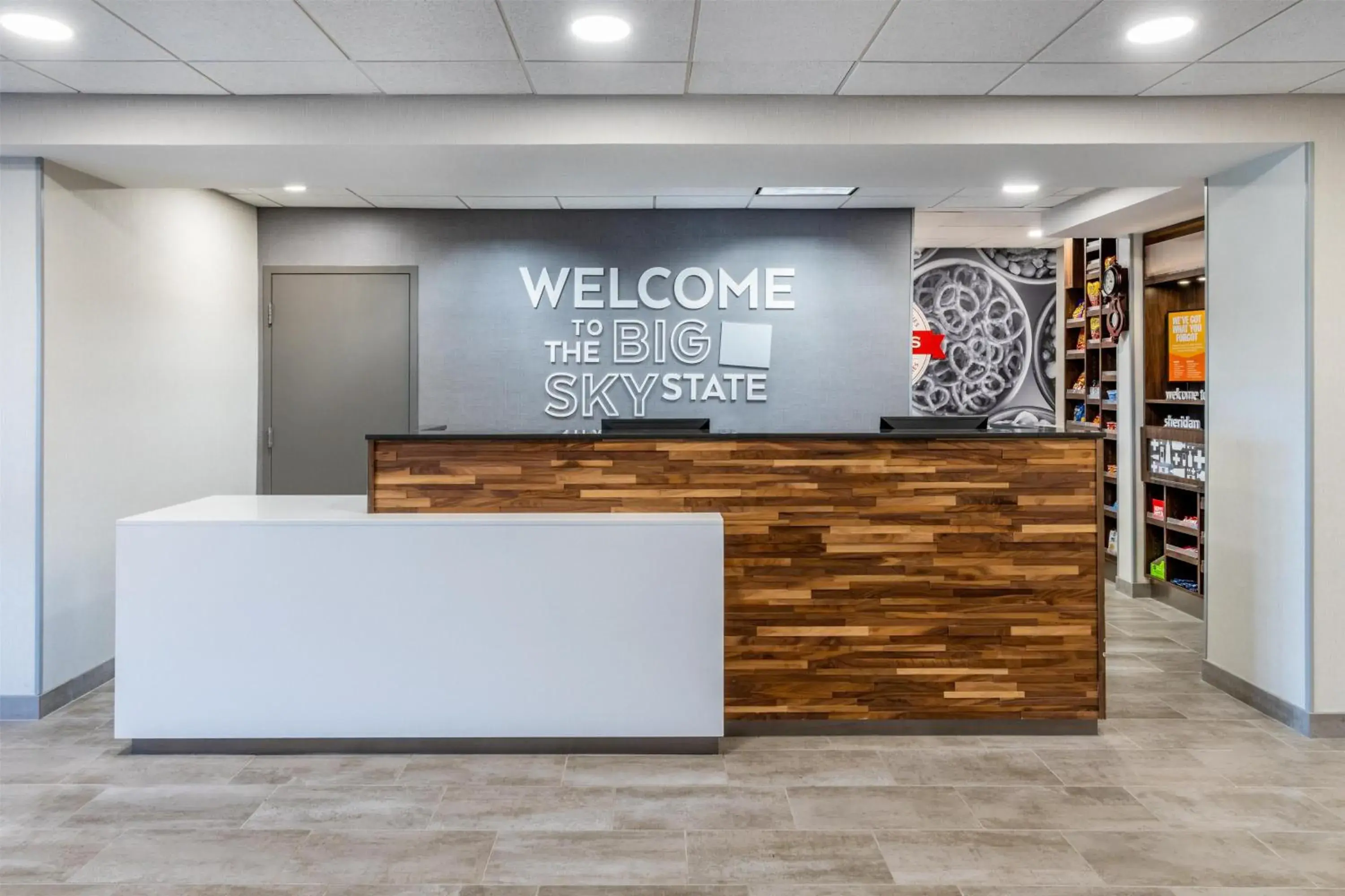 Lobby or reception in Hampton Inn Sheridan Lobby or reception in Hampton Inn Sheridan