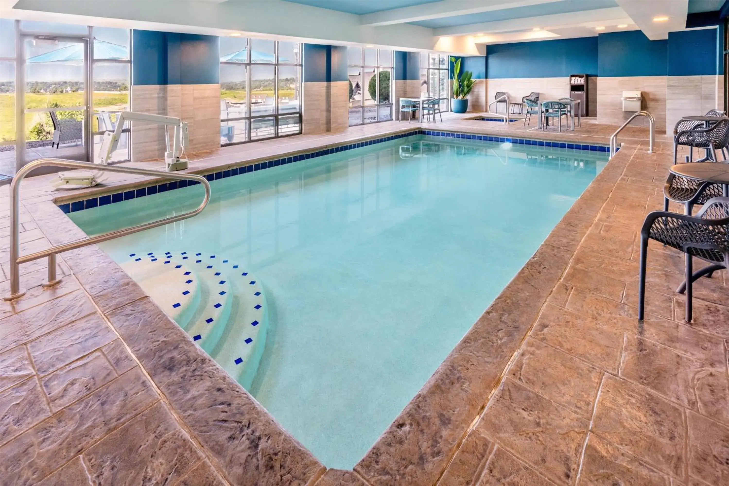 Pool view in Hampton Inn Sheridan Pool view in Hampton Inn Sheridan