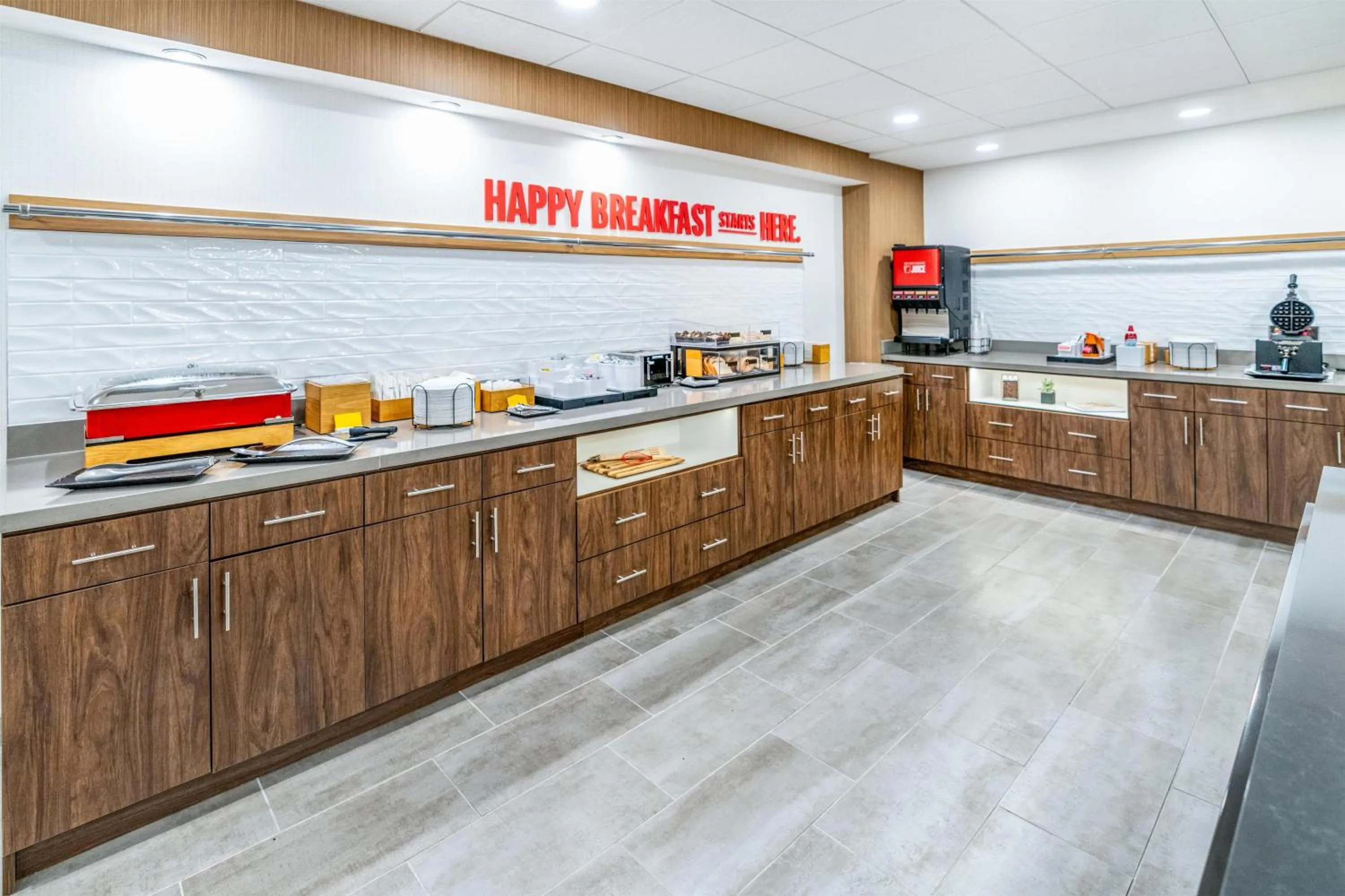 Breakfast in Hampton Inn Sheridan