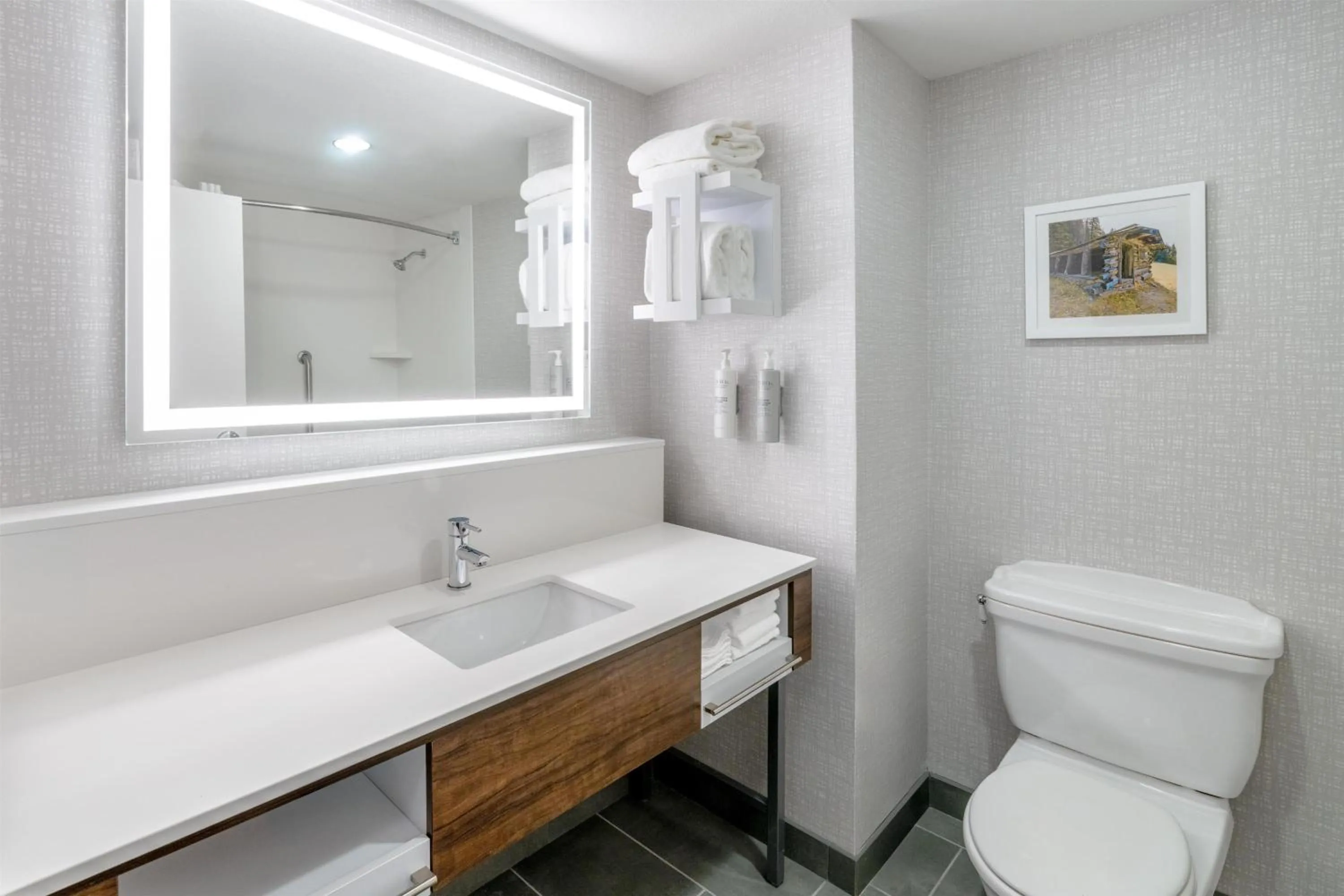 Bathroom in Hampton Inn Sheridan