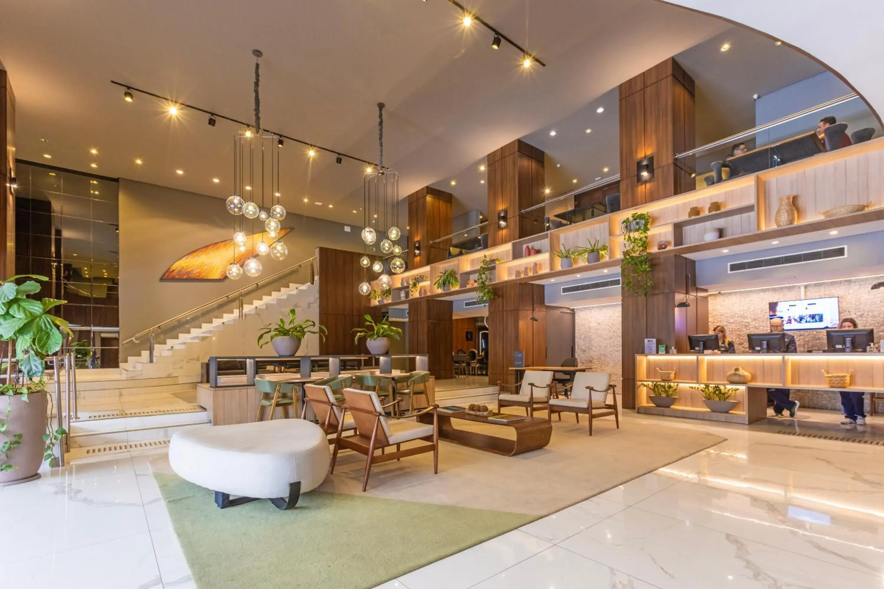 Lobby or reception in Grand Mercure Curitiba Rayon Lobby or reception in Grand Mercure Curitiba Rayon