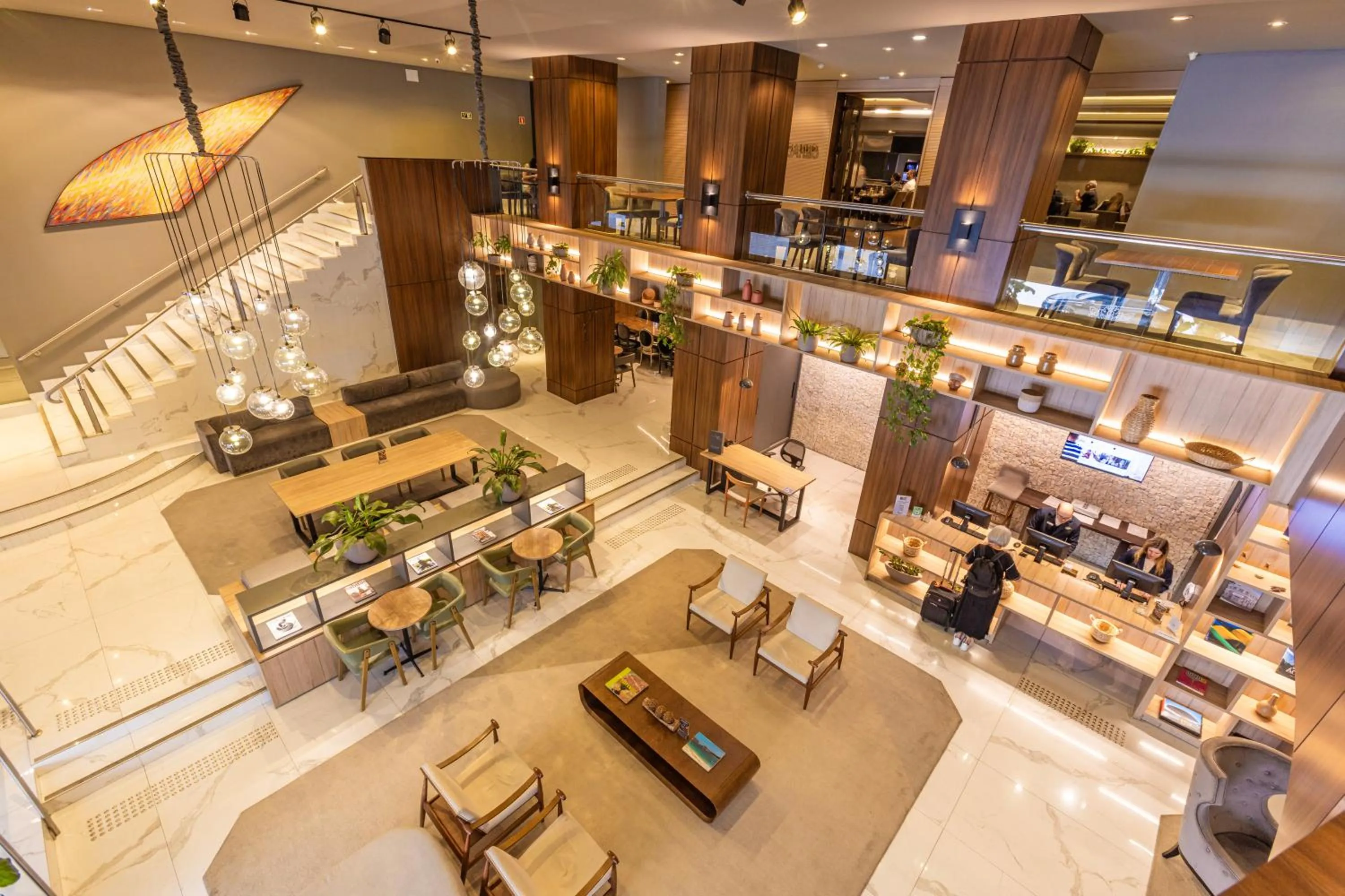 Lobby or reception in Grand Mercure Curitiba Rayon