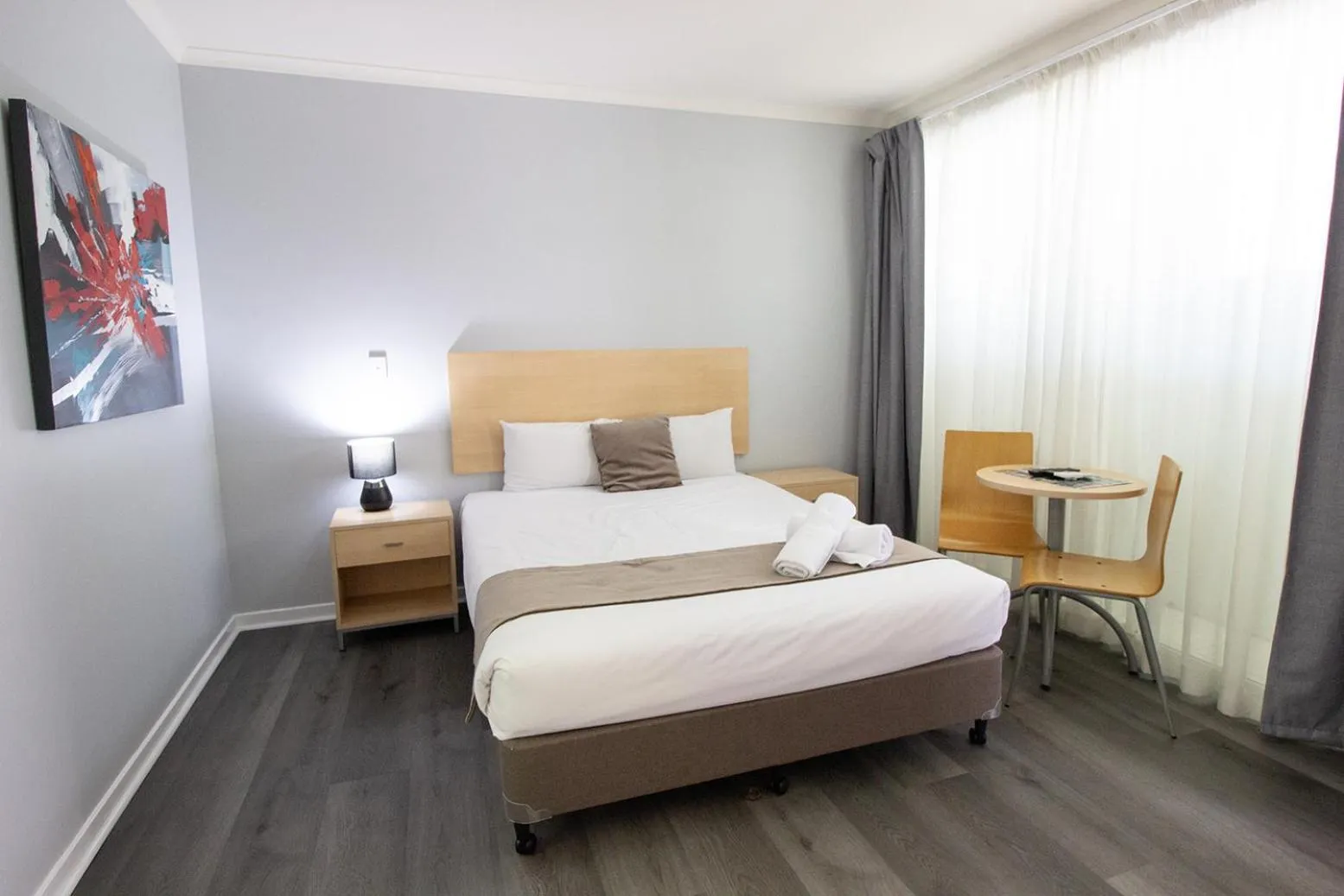 Bed in Caloundra Central Apartment Hotel Official