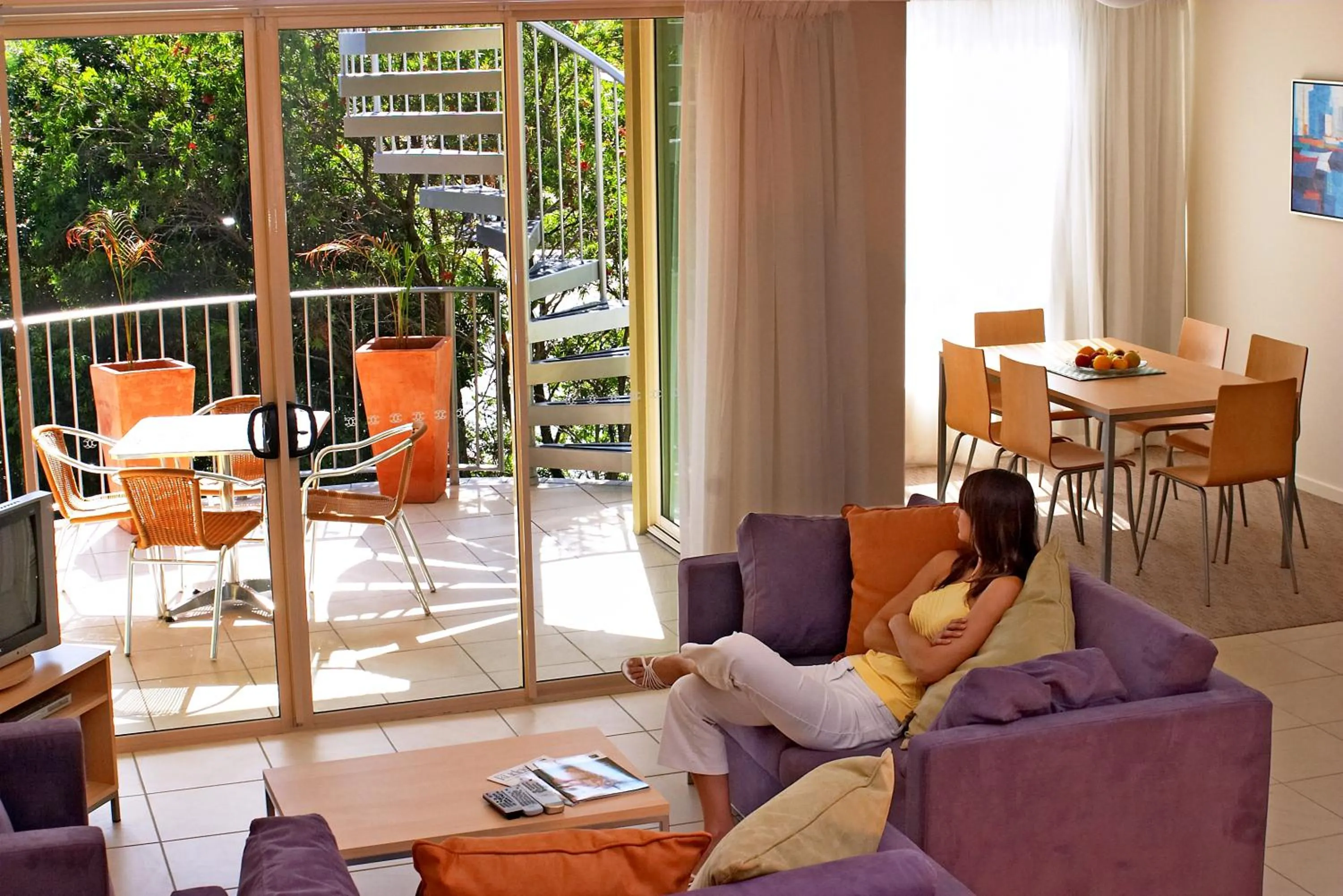 Balcony/Terrace in Caloundra Central Apartment Hotel Official