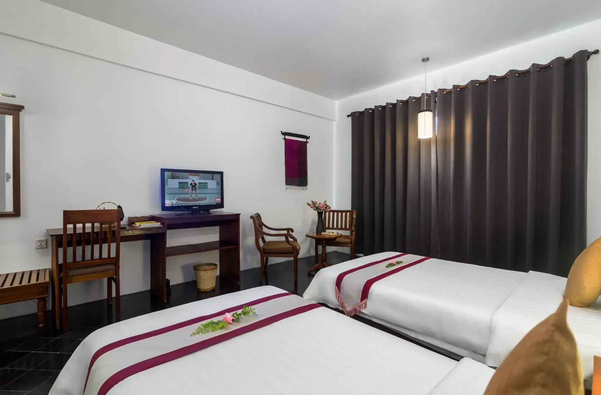 Bed in Kingdom Angkor Hotel