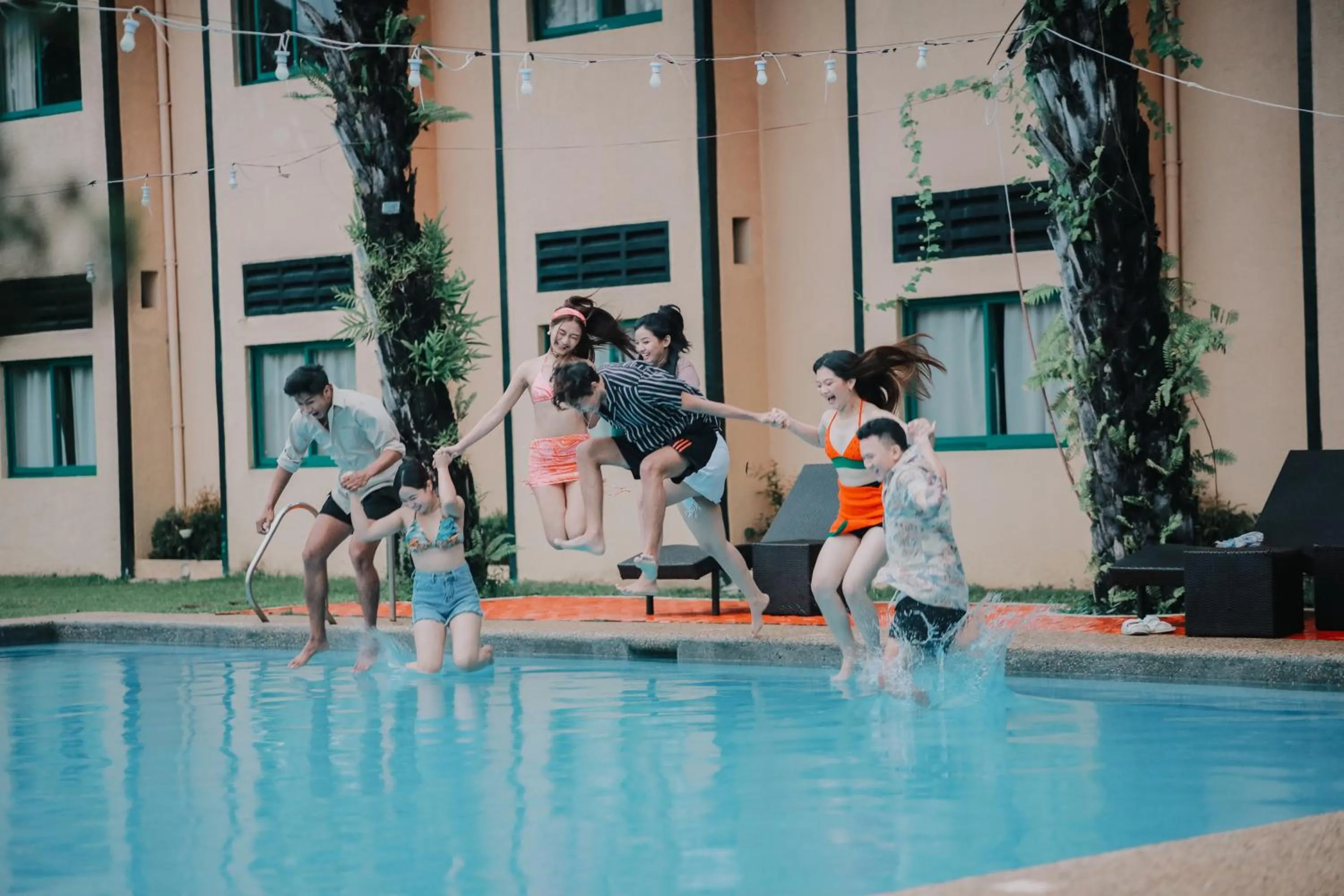 Swimming pool in Microtel by Wyndham Cabanatuan