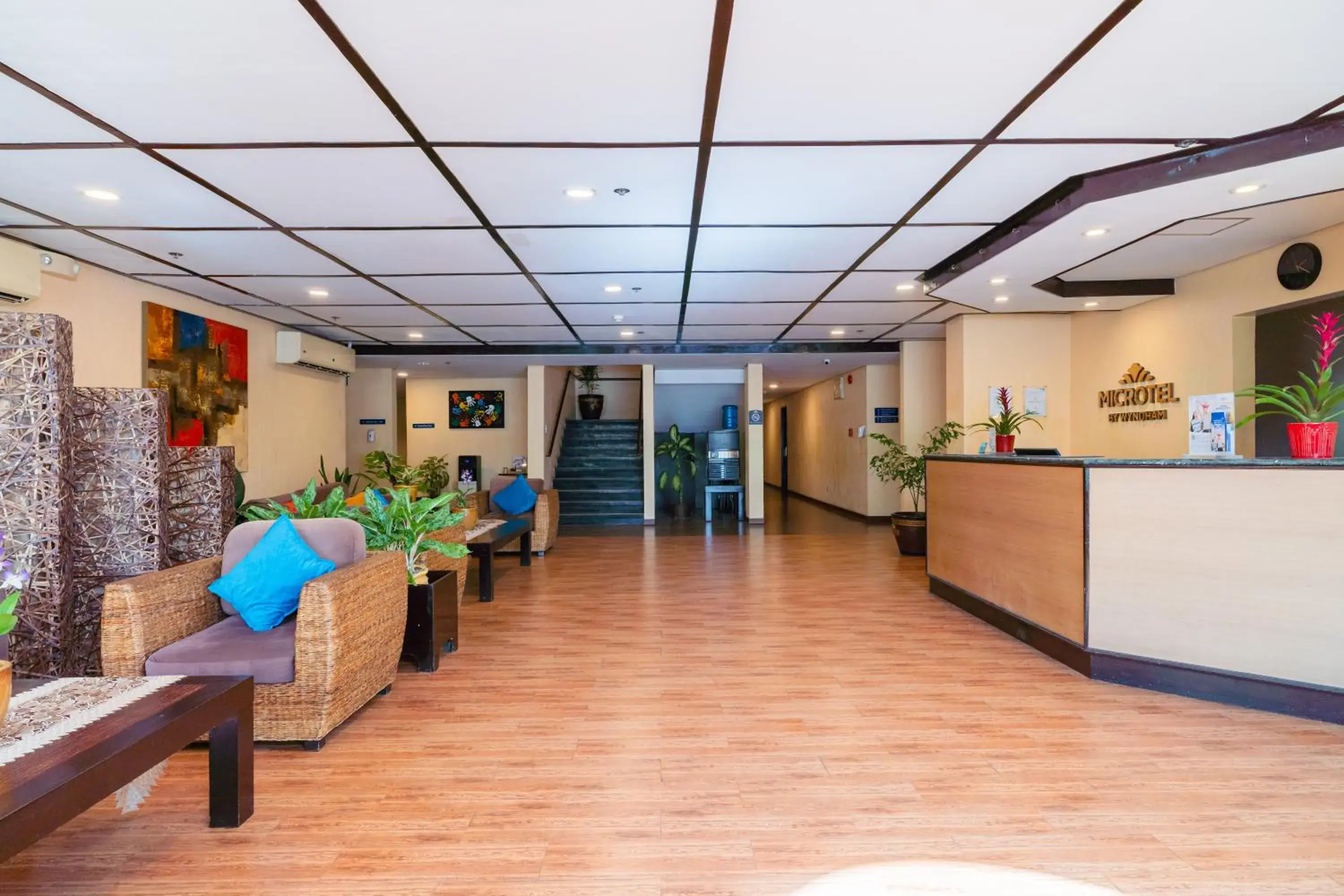 Lobby or reception in Microtel by Wyndham Cabanatuan Lobby or reception in Microtel by Wyndham Cabanatuan