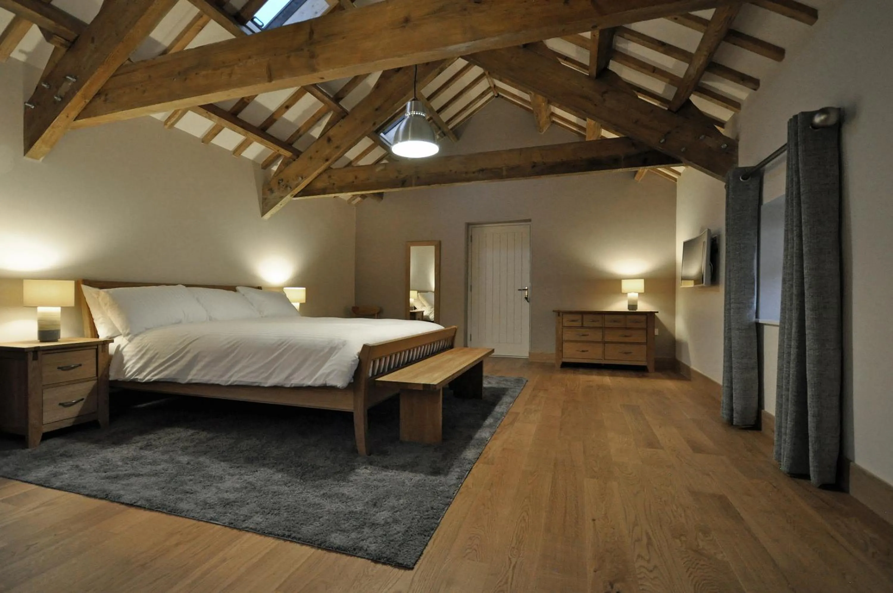Bed in The Barn at Ballaloaghtan