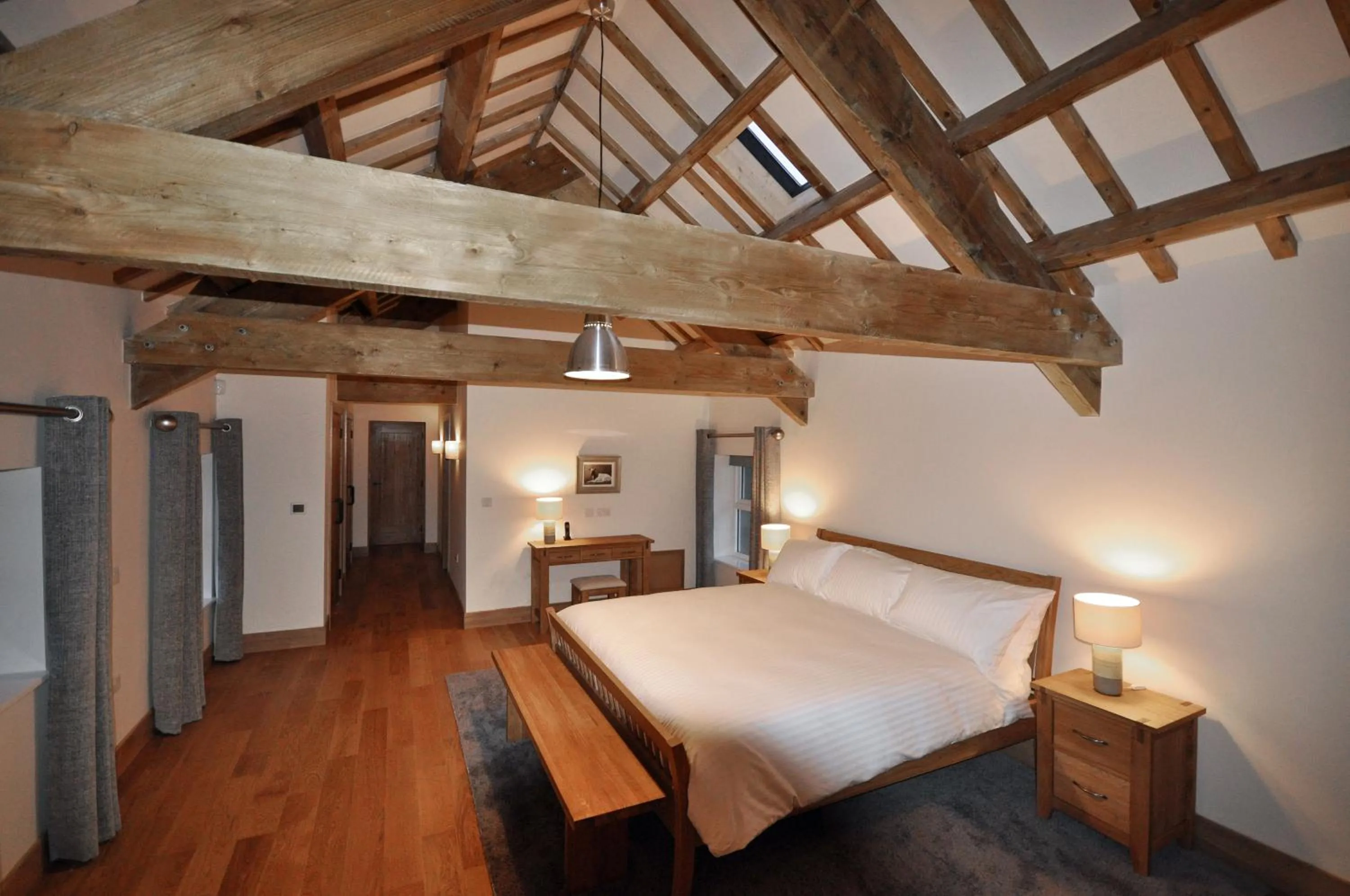 Bed in The Barn at Ballaloaghtan