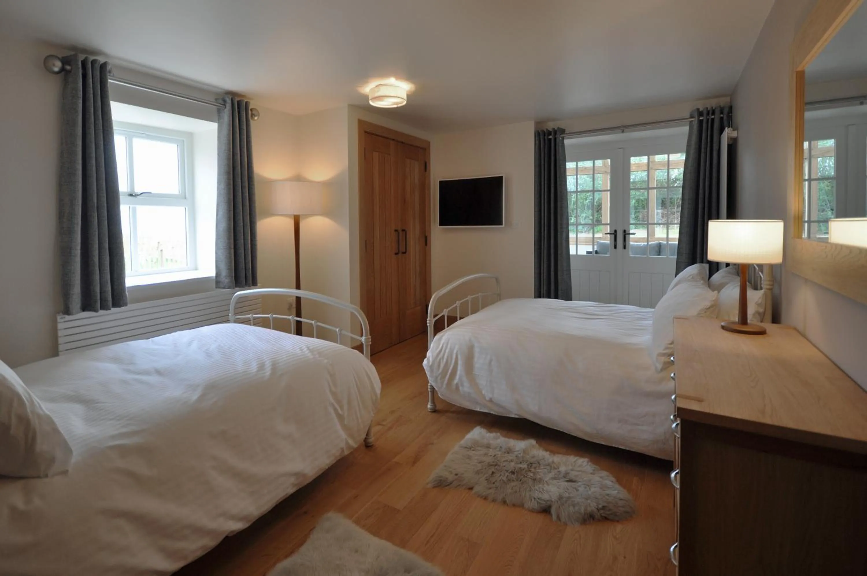 Bed in The Barn at Ballaloaghtan