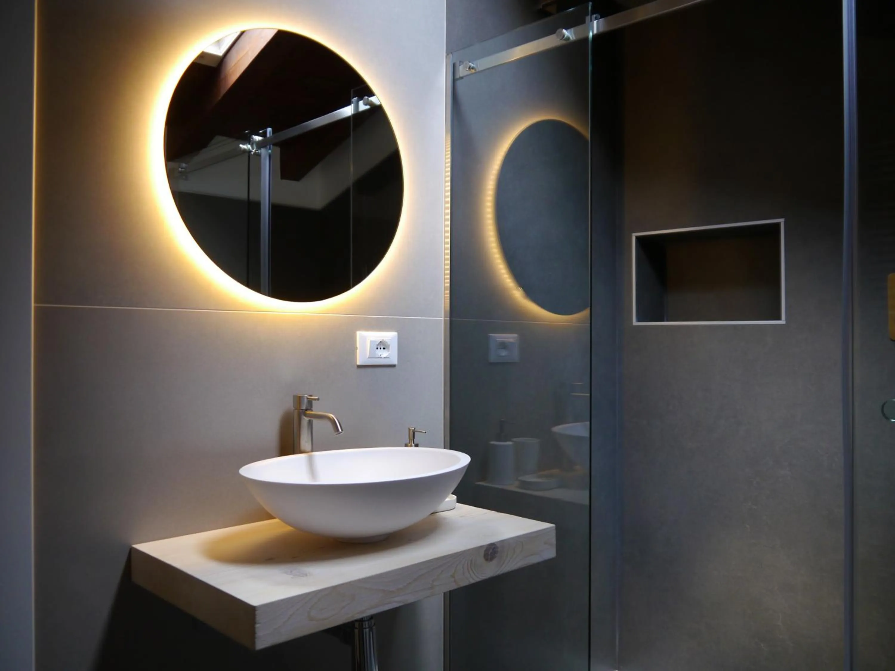 Bathroom in La terrazza sulle vigne B&B