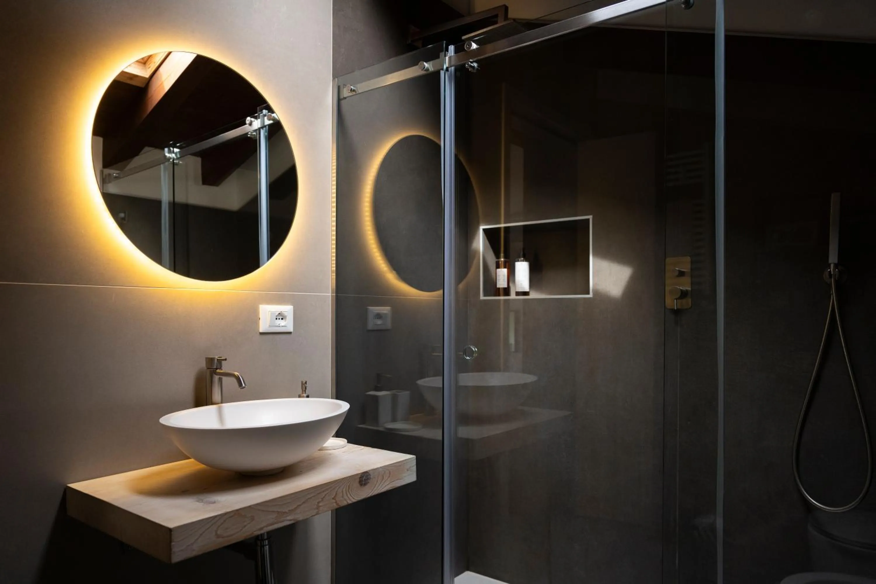 Bathroom in La terrazza sulle vigne B&B