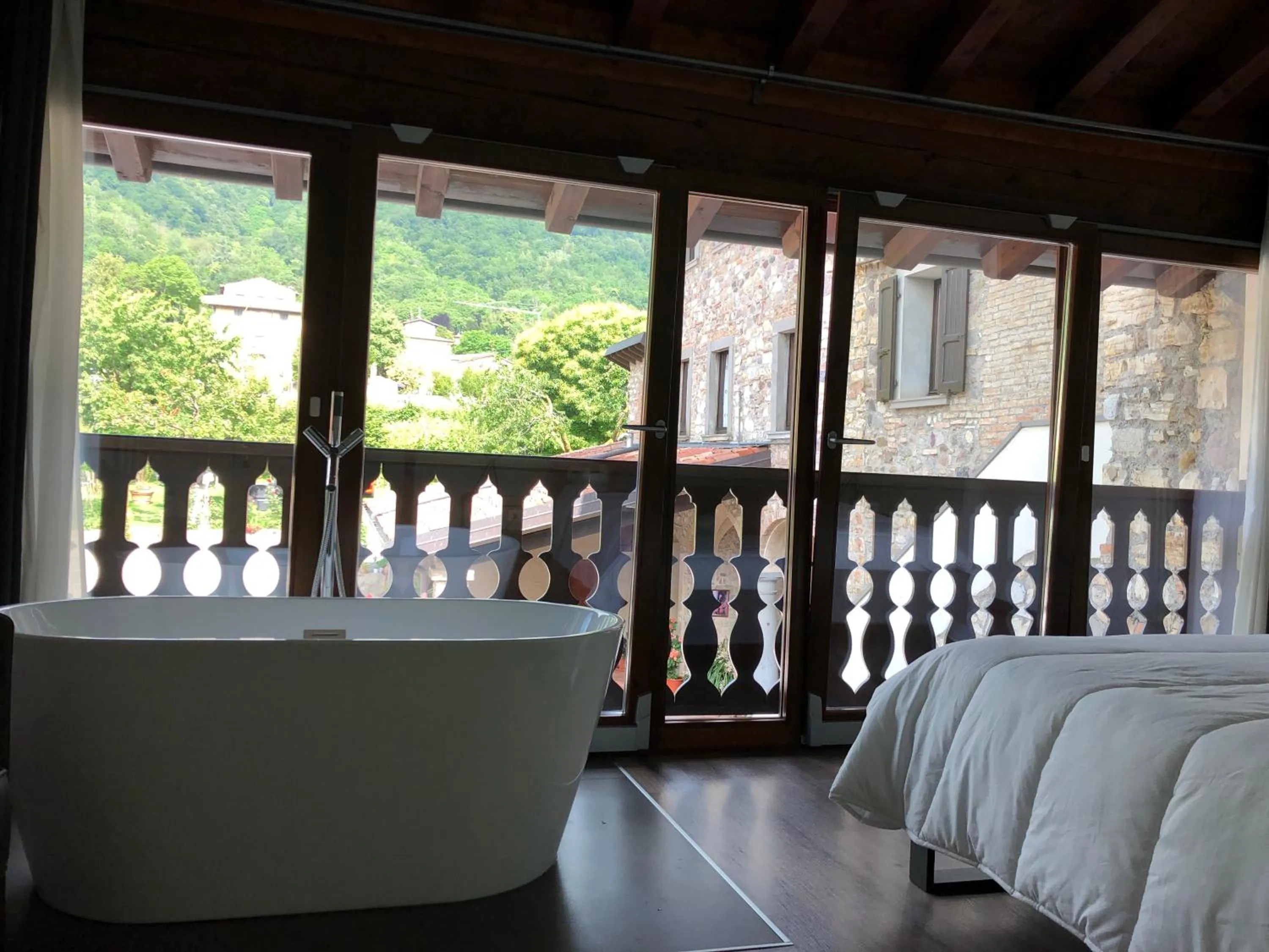 Bedroom, Bed in La terrazza sulle vigne B&B