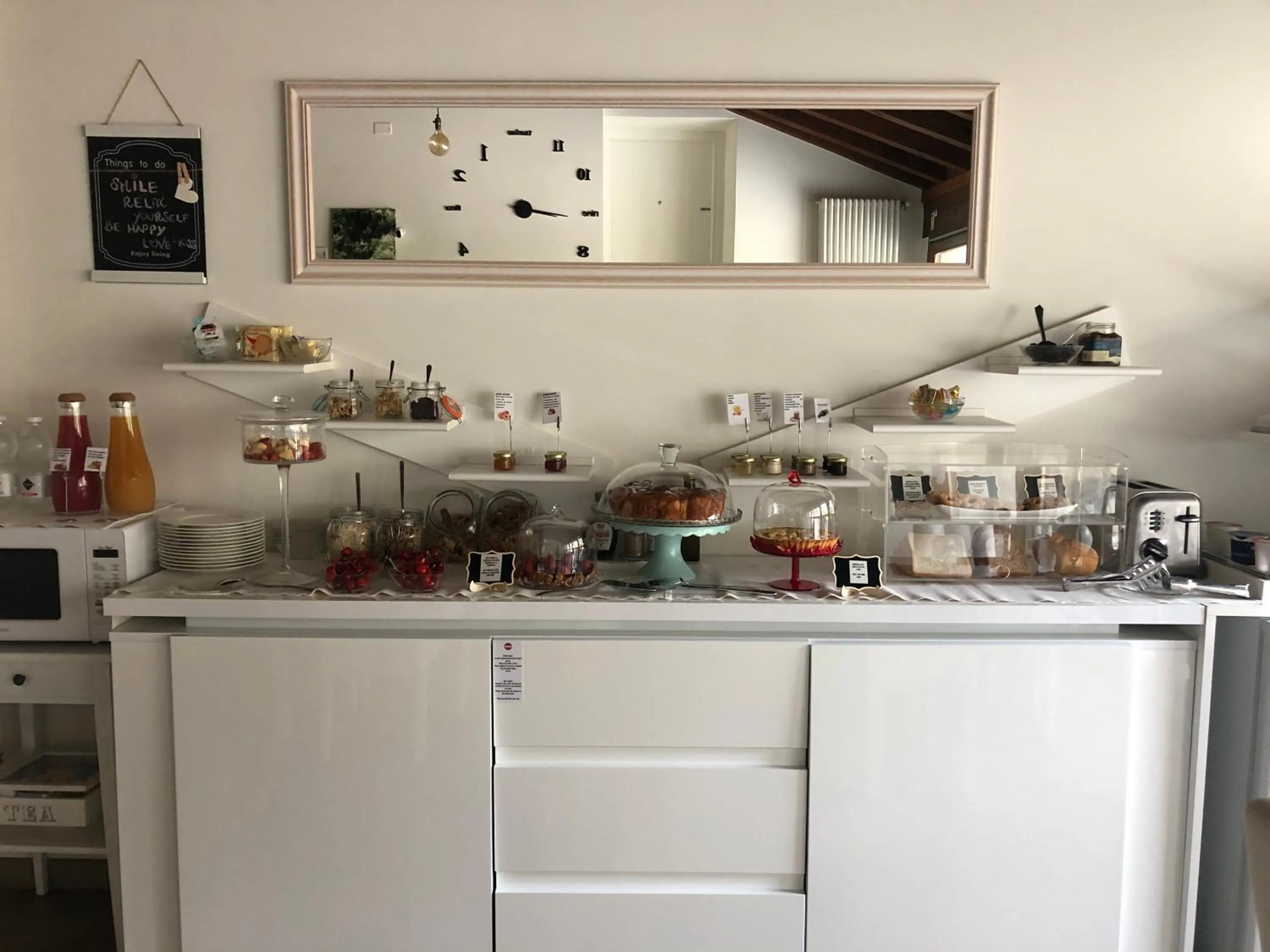 Food and drinks in La terrazza sulle vigne B&B