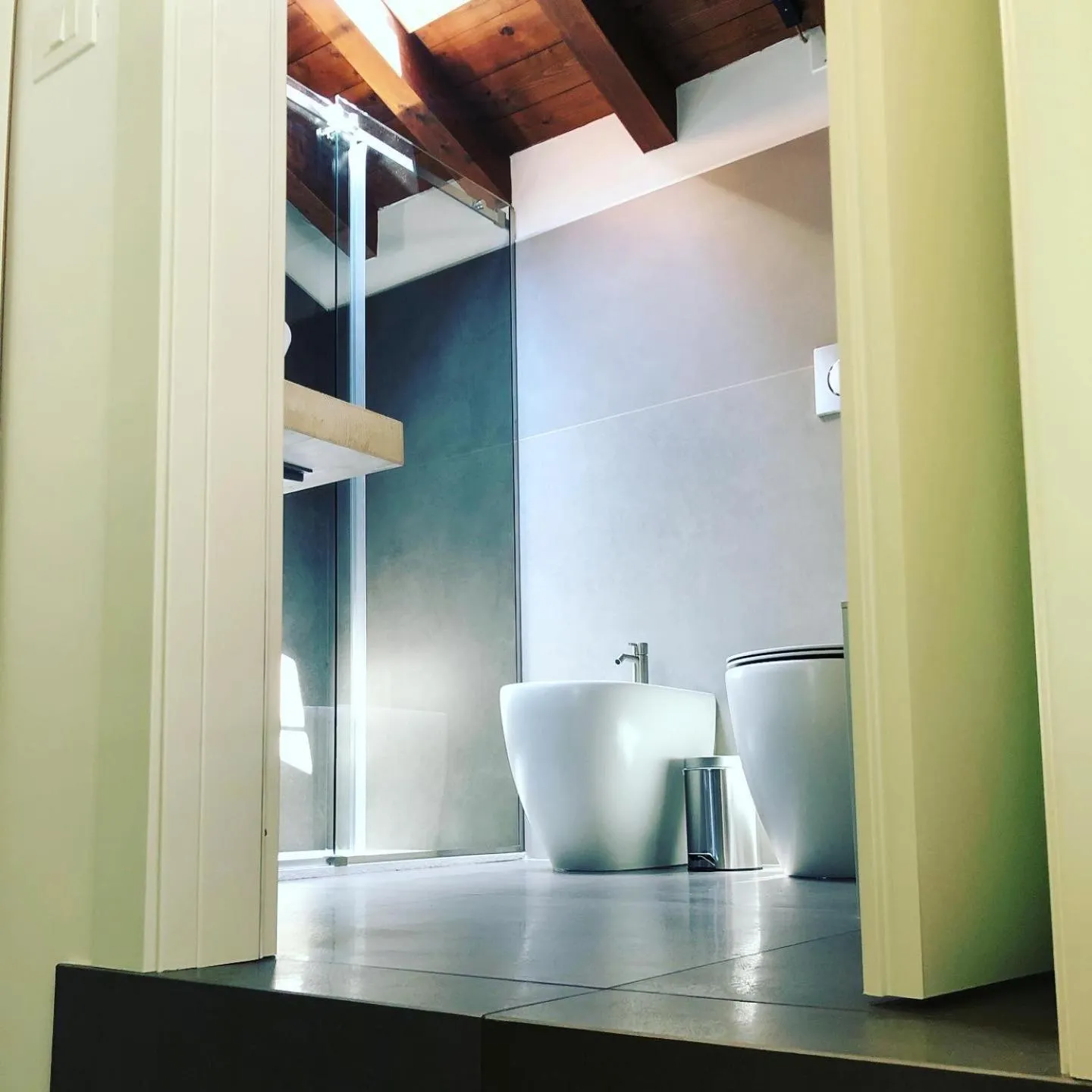 Bathroom in La terrazza sulle vigne B&B