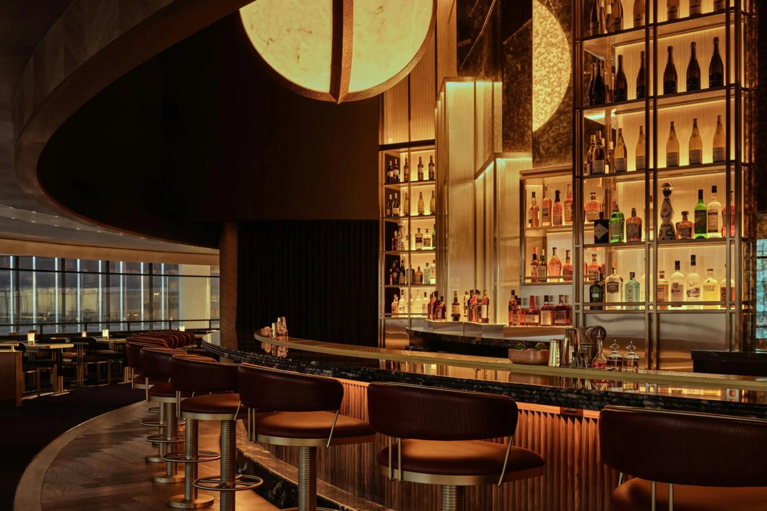 Lounge or bar in New York Marriott Marquis