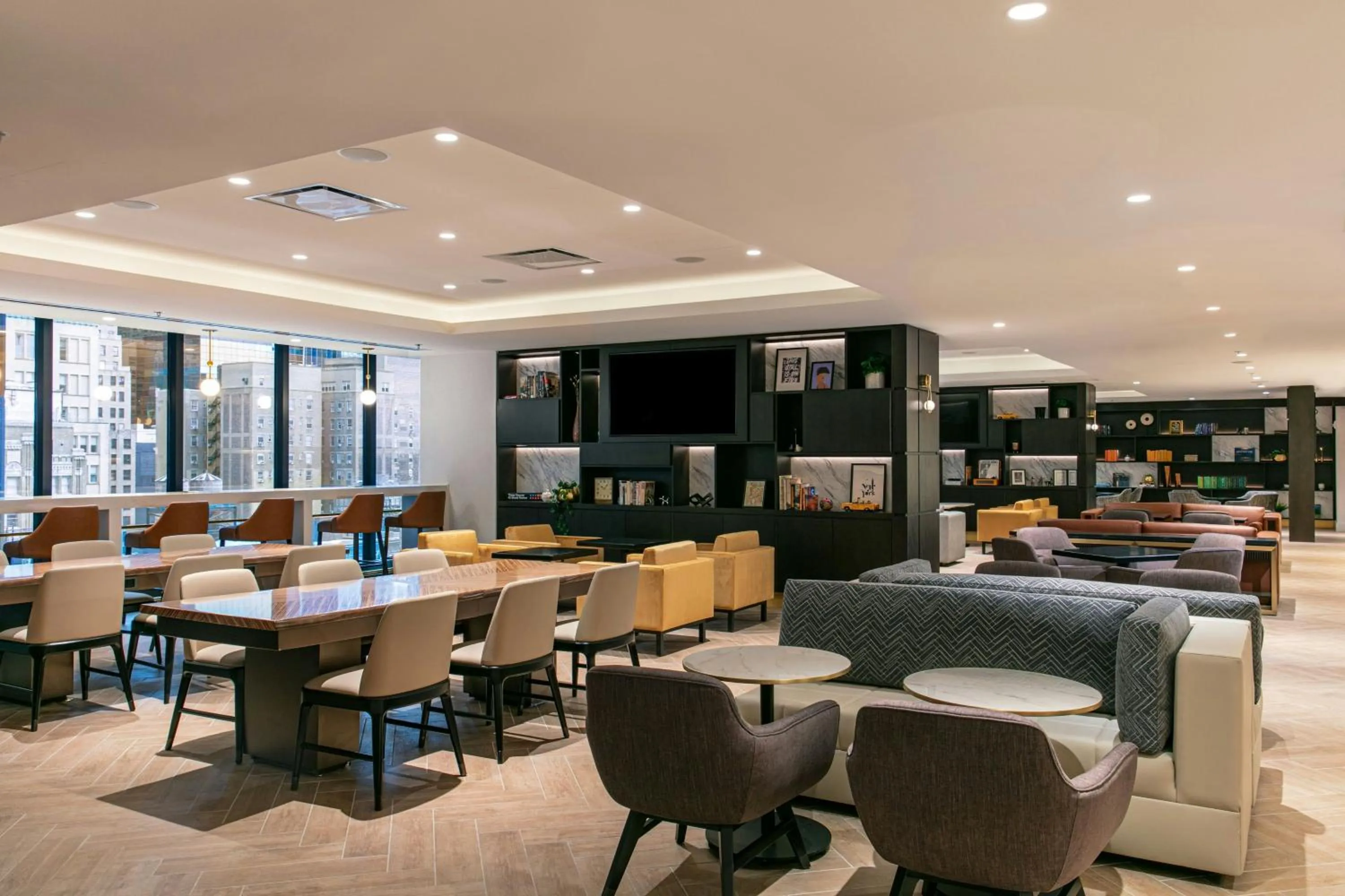 Lounge or bar in New York Marriott Marquis